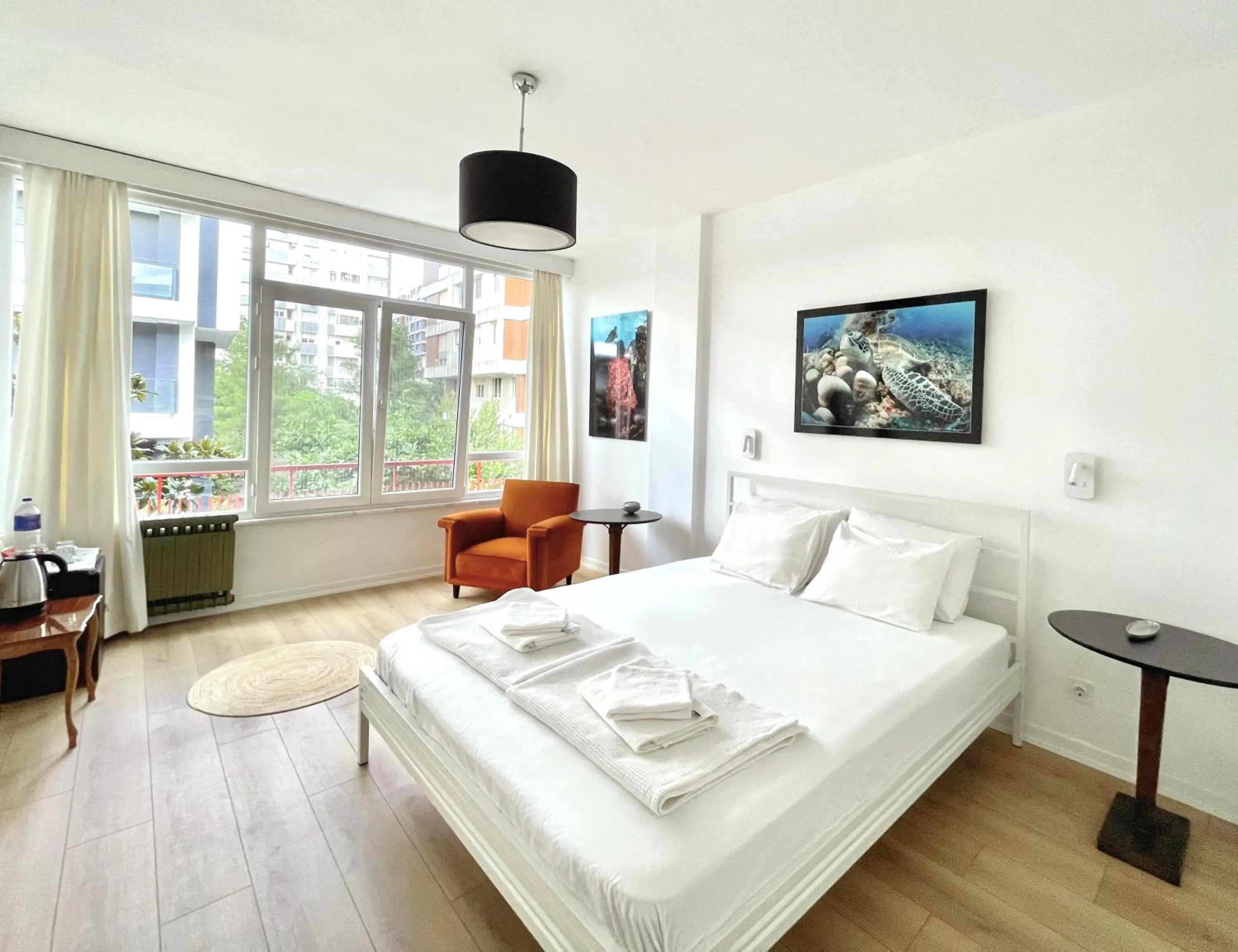 Bed in Petek Pansiyon Fenerbahce Kadikoy