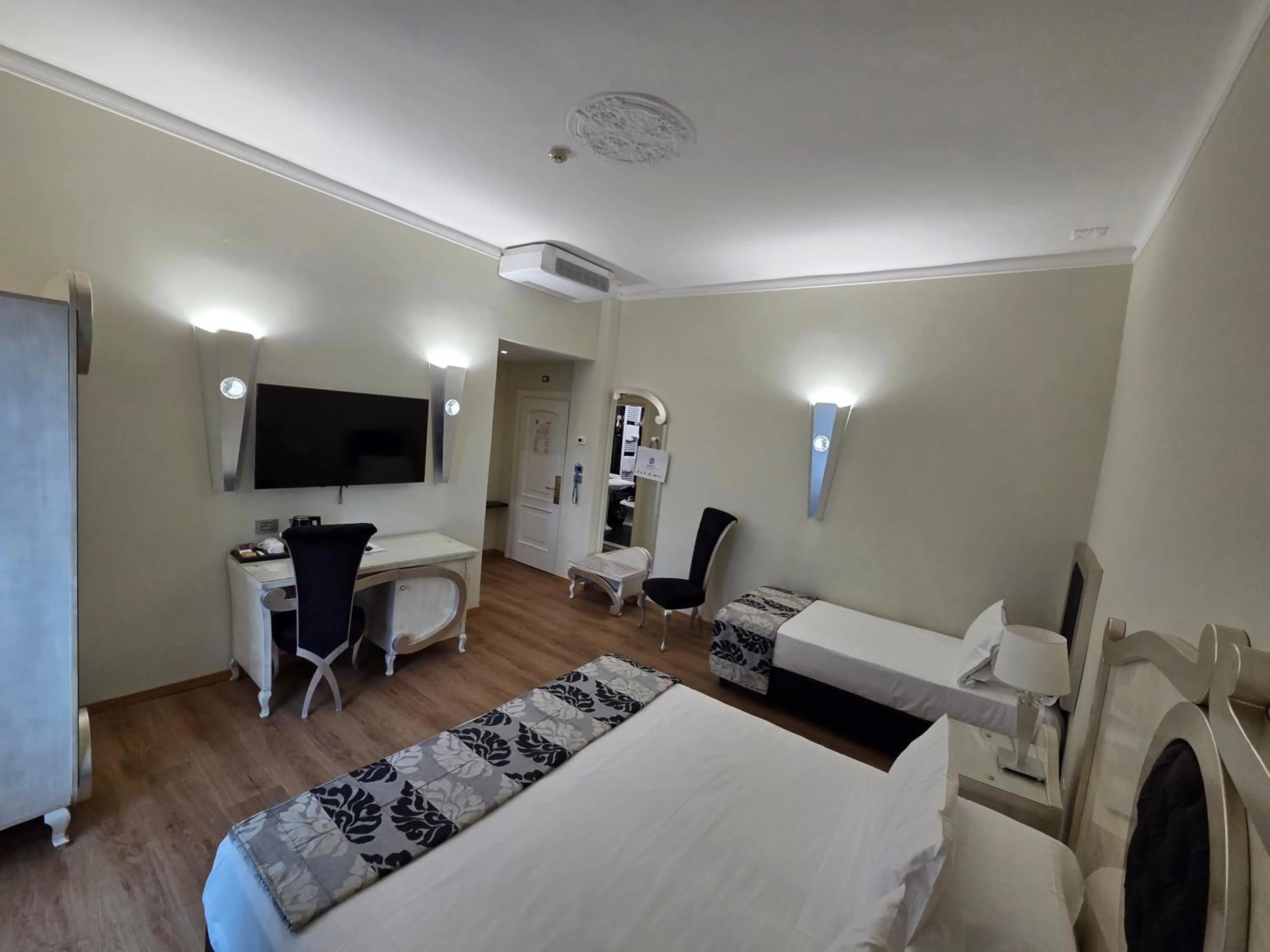 Bed in Zanhotel Tre Vecchi