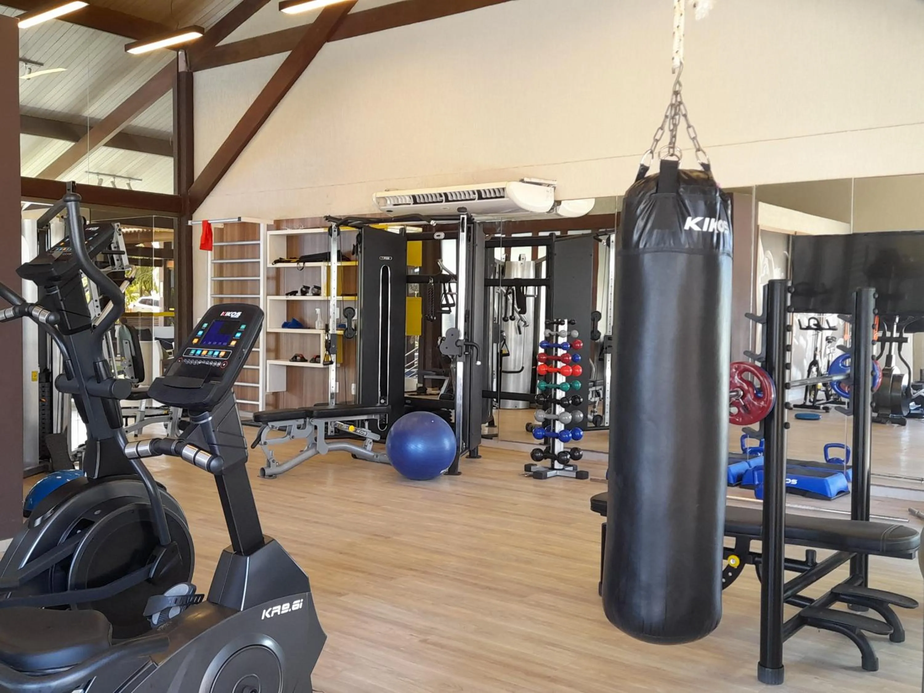 Fitness centre/facilities in Aconchegante Flat em condomínio na beira mar de Muro Alto - Malawi Beach Resort