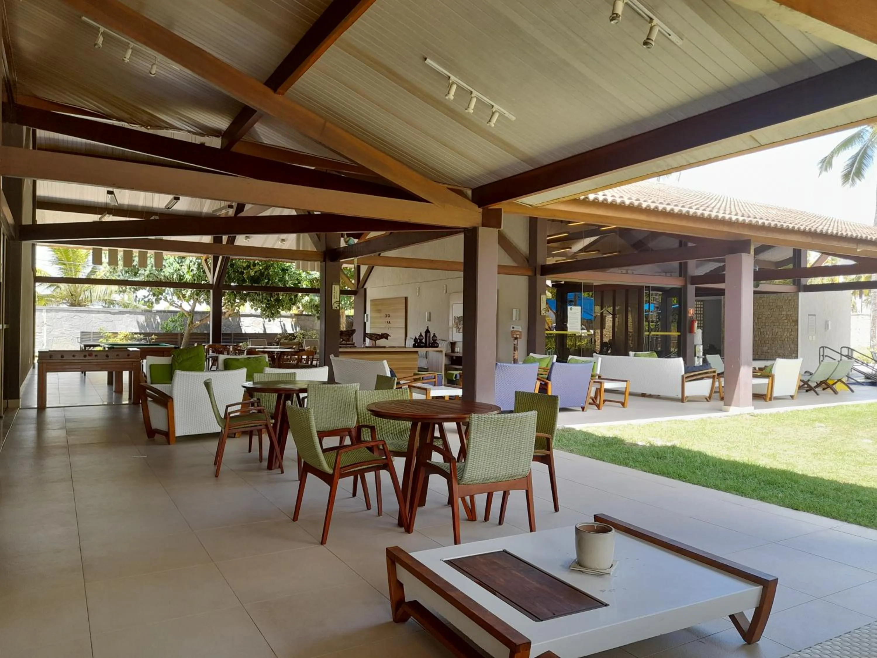 Restaurant/places to eat in Aconchegante Flat em condomínio na beira mar de Muro Alto - Malawi Beach Resort