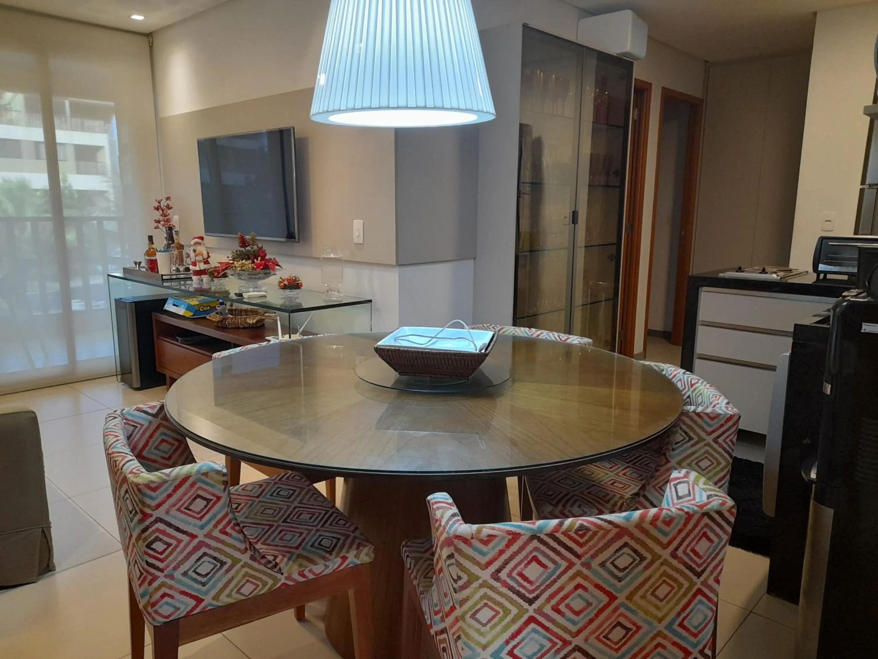 Living room in Aconchegante Flat em condomínio na beira mar de Muro Alto - Malawi Beach Resort