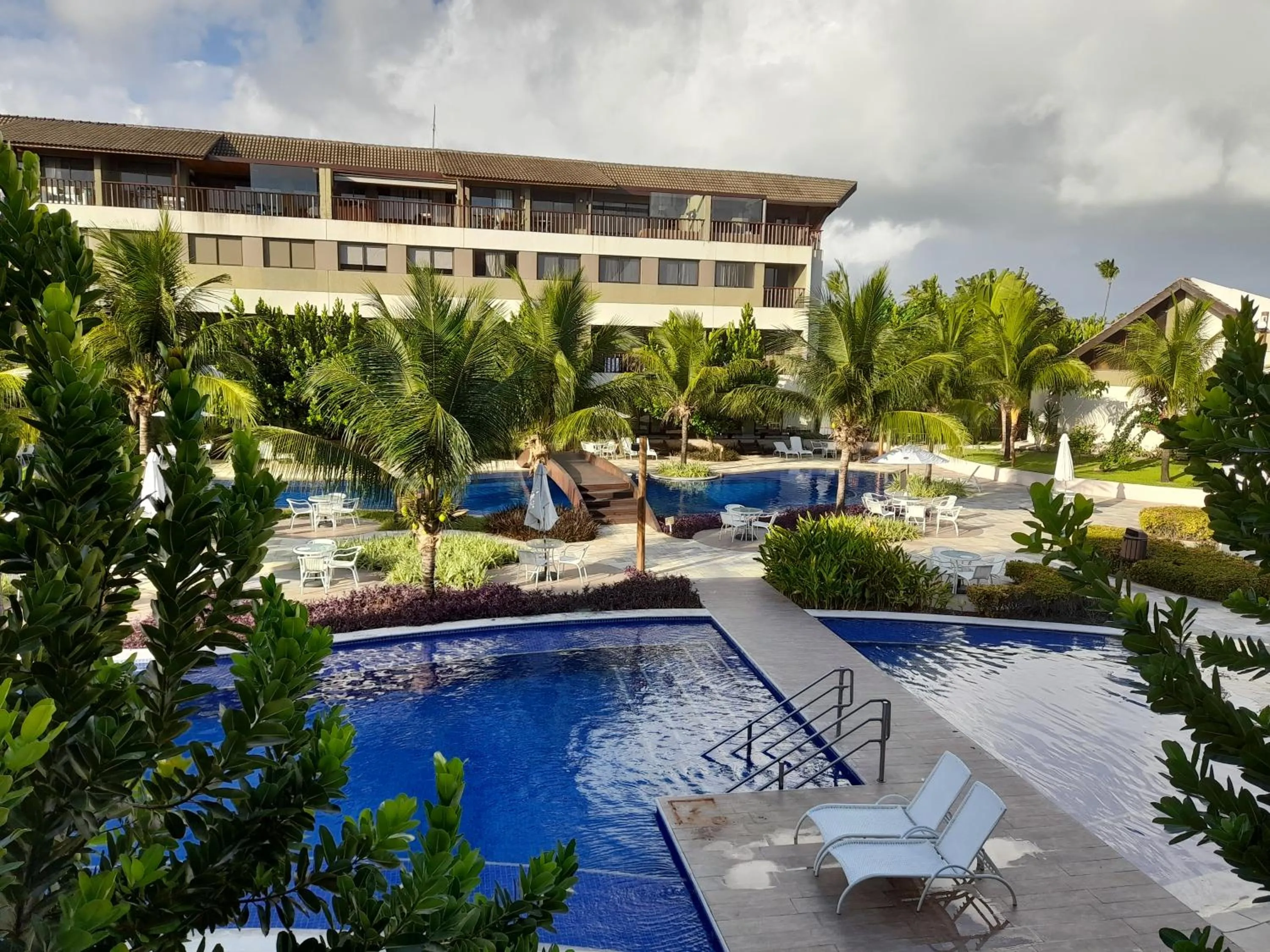 Pool view in Aconchegante Flat em condomínio na beira mar de Muro Alto - Malawi Beach Resort