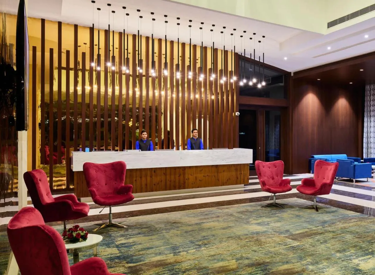 Lobby or reception in Essentia Luxury Hotel Indore