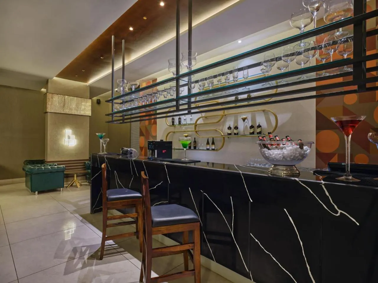 Lounge or bar in Essentia Luxury Hotel Indore