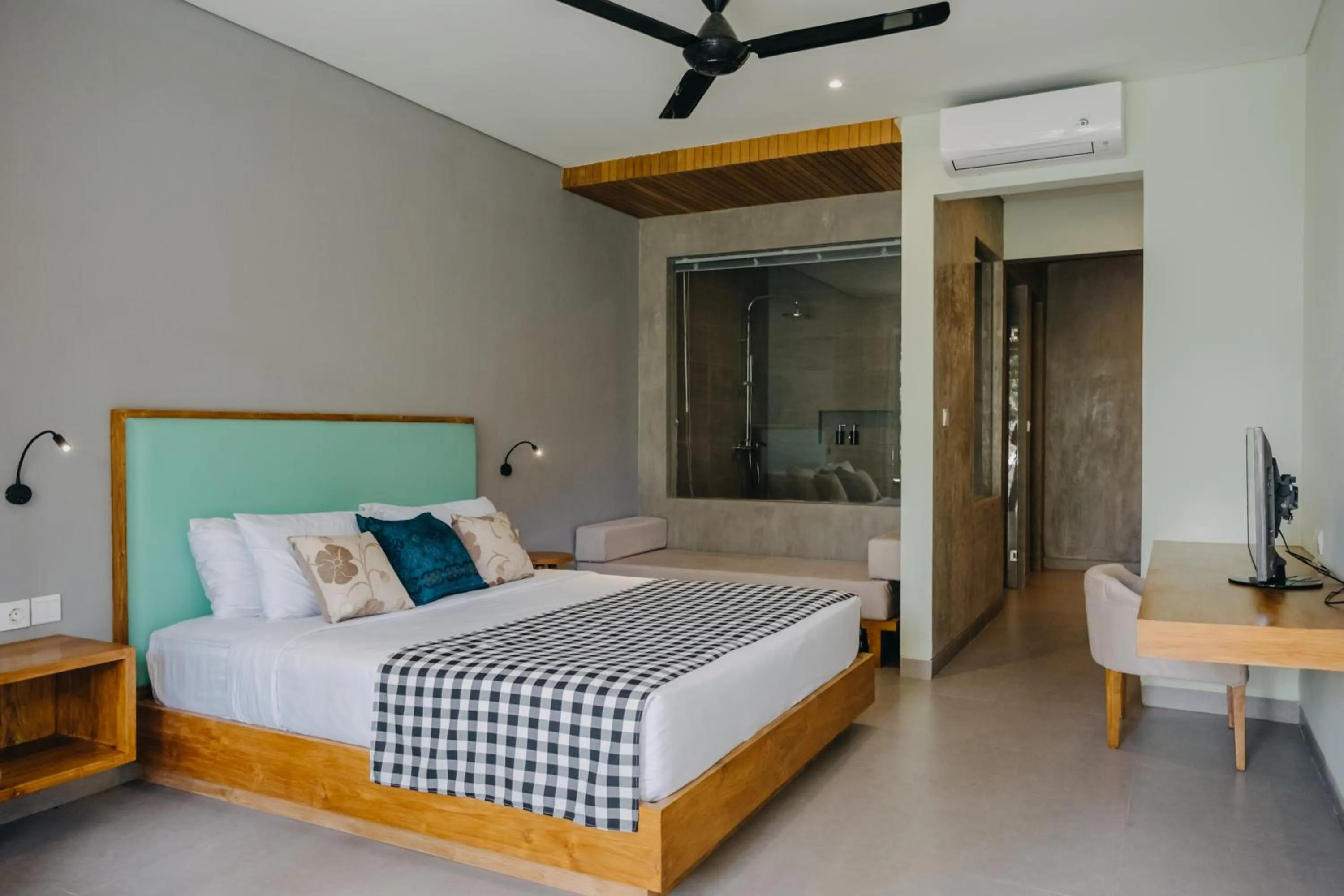 Bed in Wana Karsa Ubud Hotel