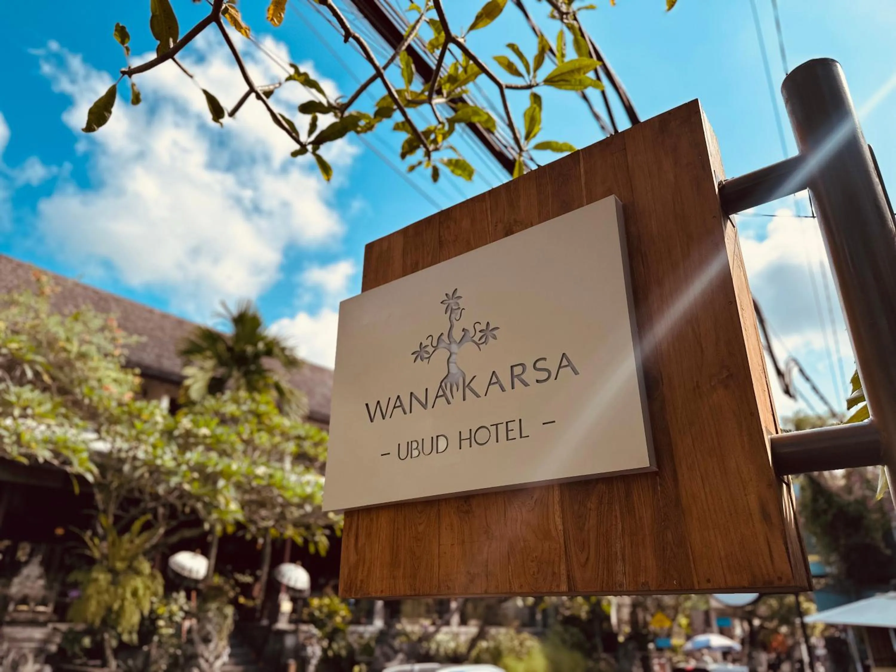Facade/entrance in Wana Karsa Ubud Hotel