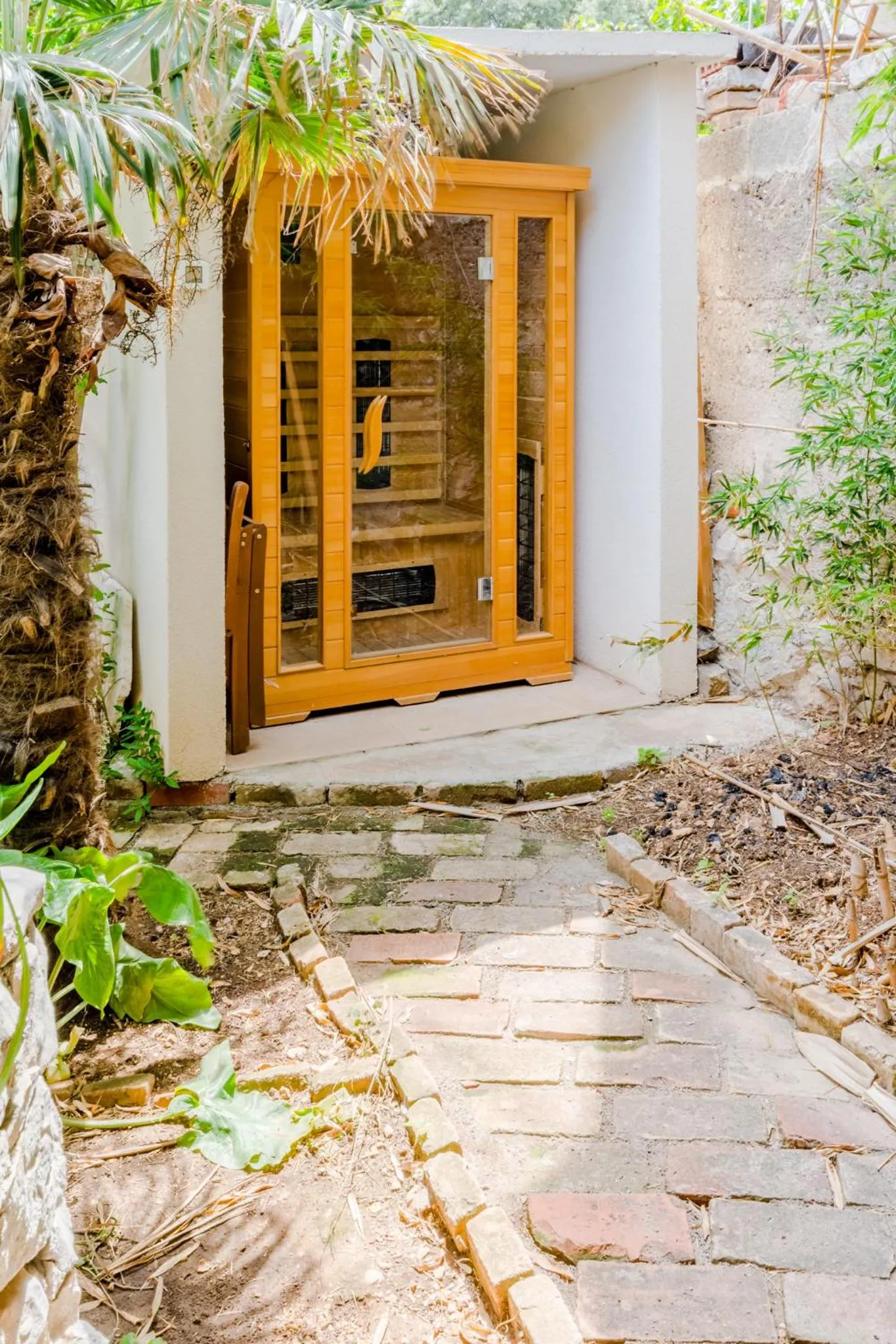 Sauna in Luxury Villa Roza