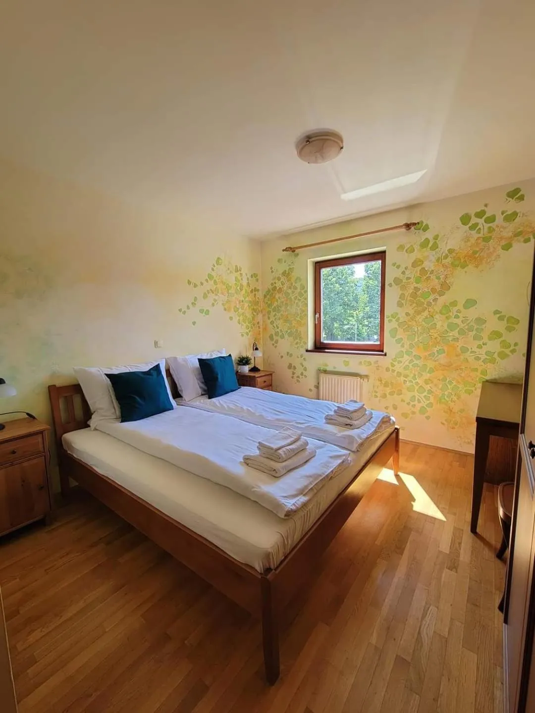 Bed in Krka River Lodge