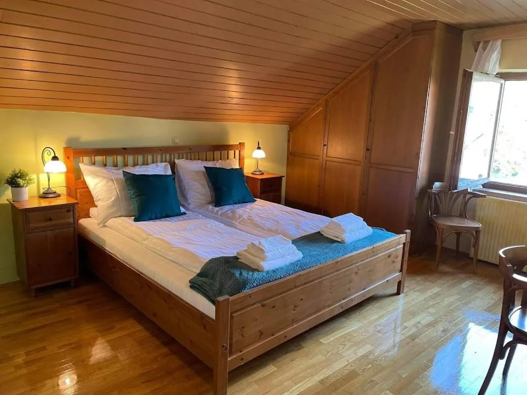 Bed in Krka River Lodge