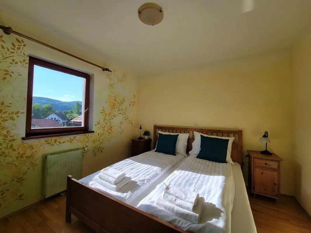 Bed in Krka River Lodge