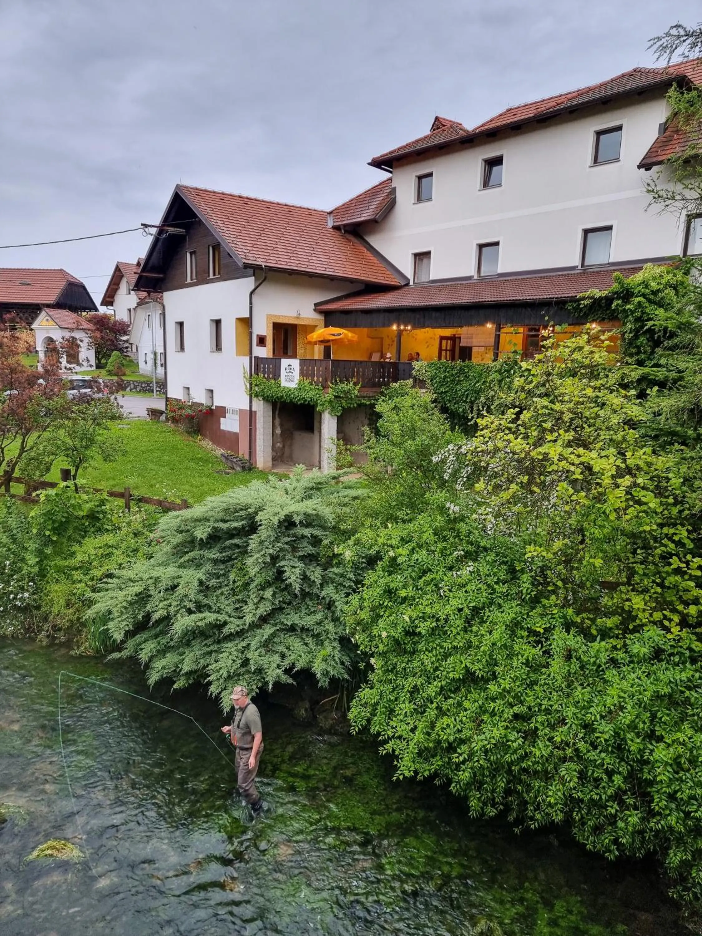 Fishing in Krka River Lodge