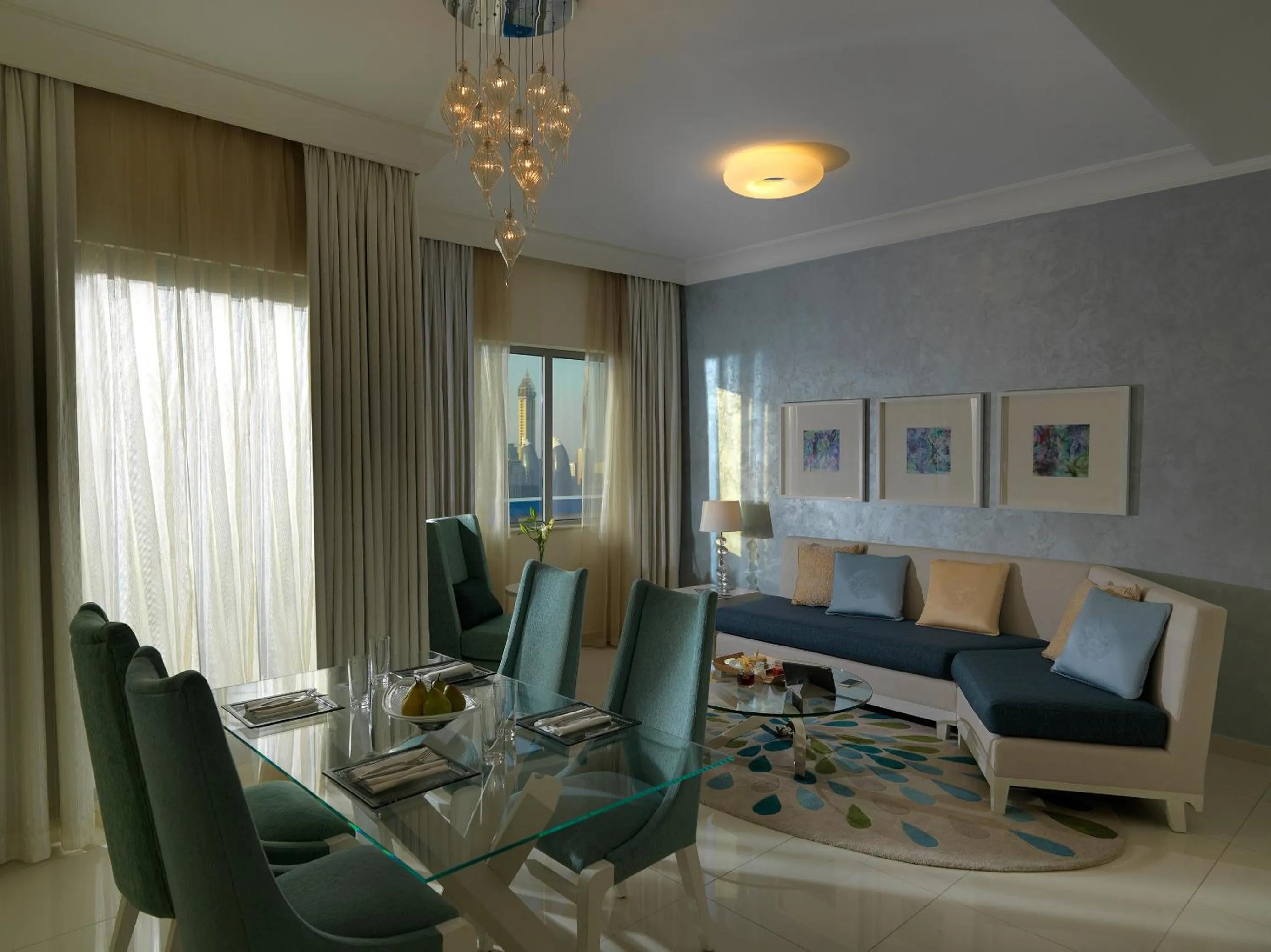 Living room in DAMAC Maison Mall Street