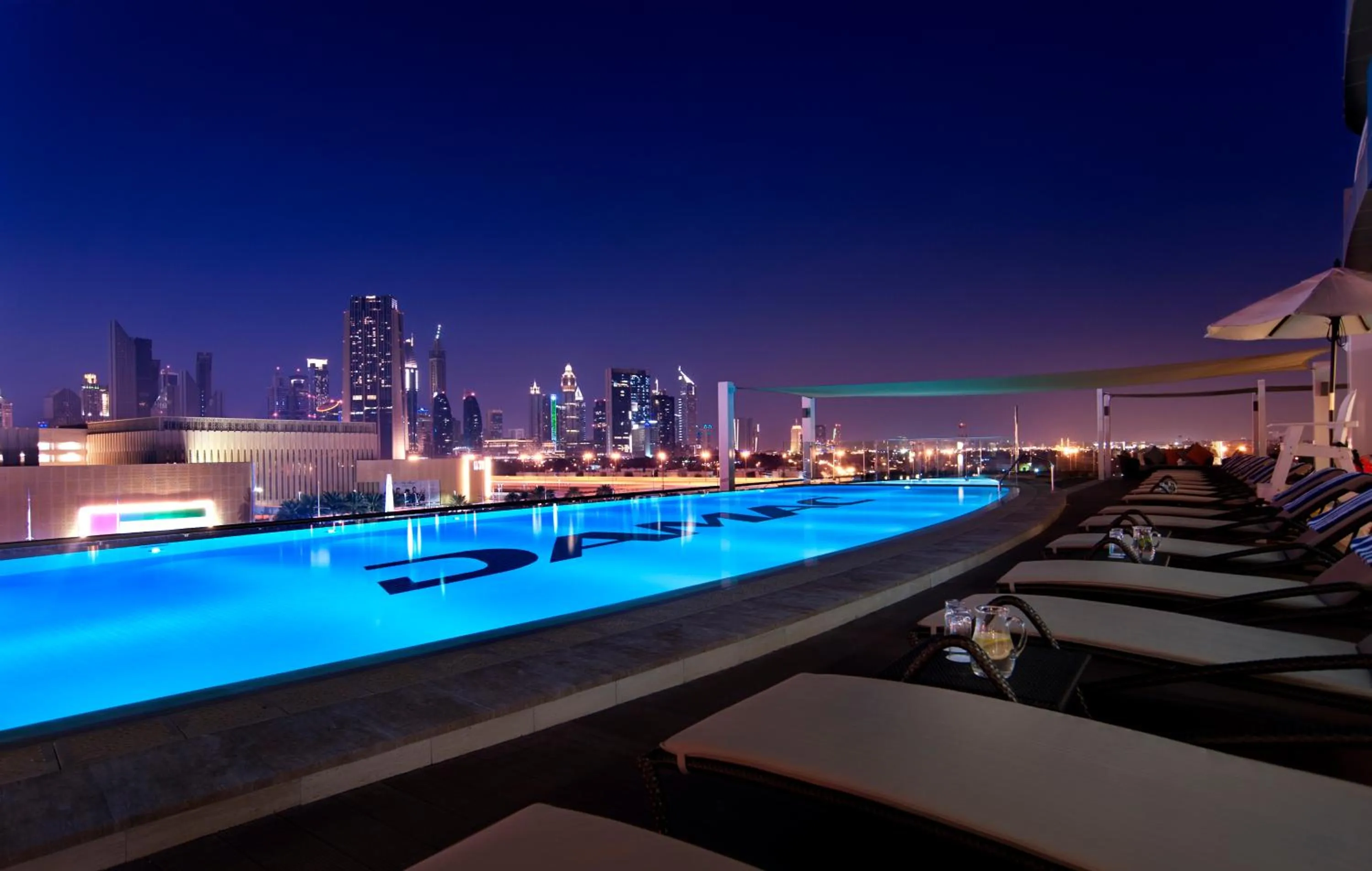 Swimming pool in DAMAC Maison Mall Street
