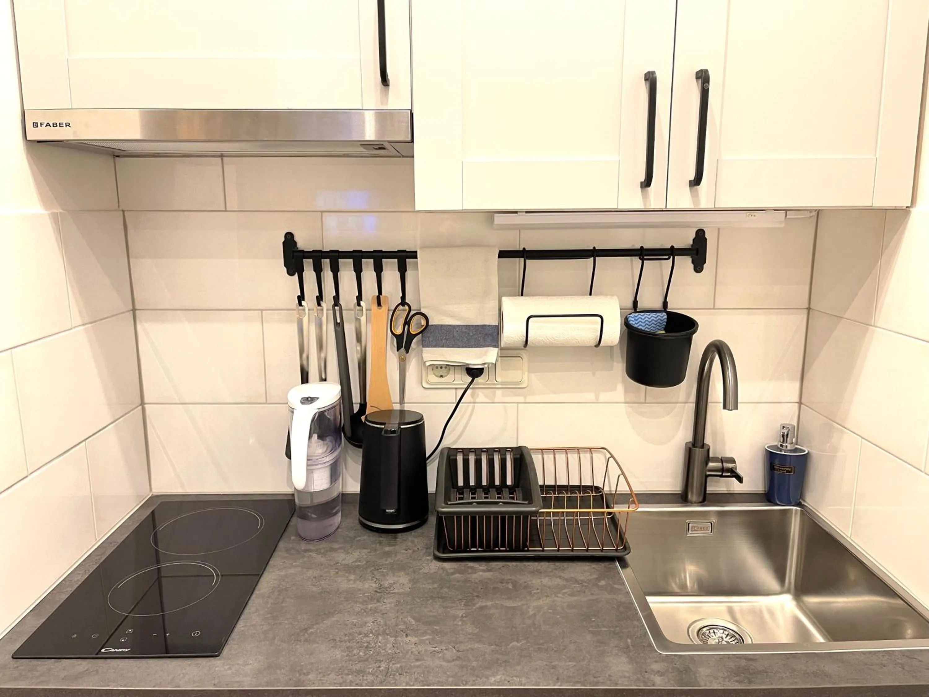 Kitchen or kitchenette in Cozy Home Jekaba Apartment, old town, self check-in