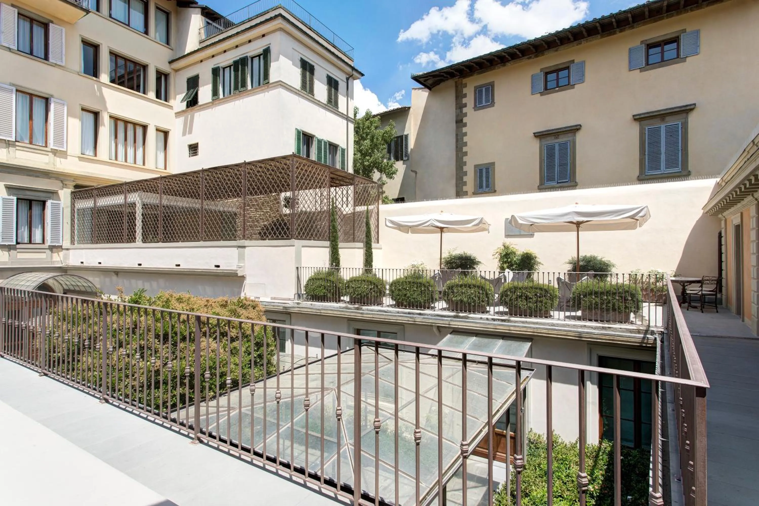 Patio in Hotel Orto de' Medici