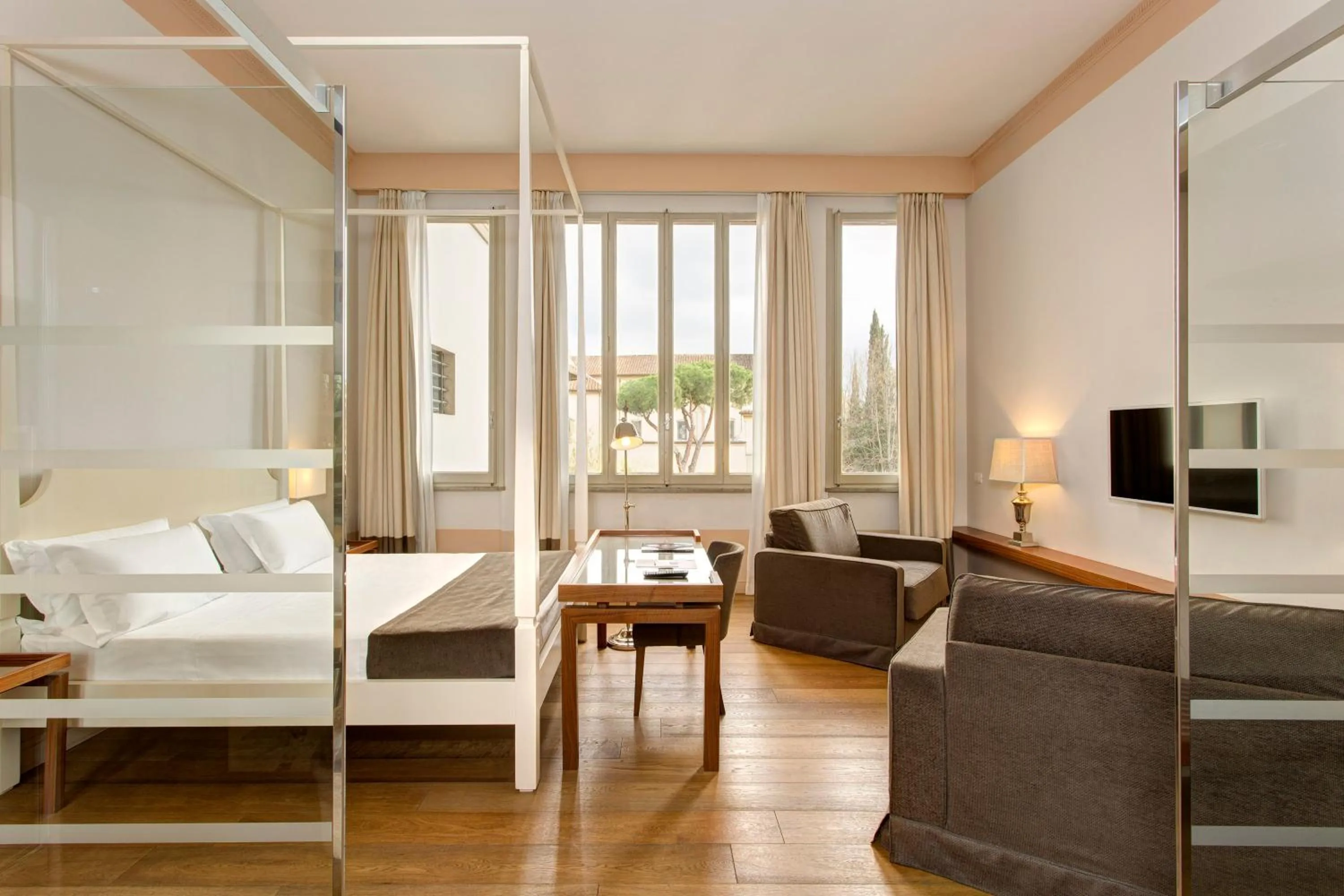 Bedroom, Bed in Hotel Orto de' Medici