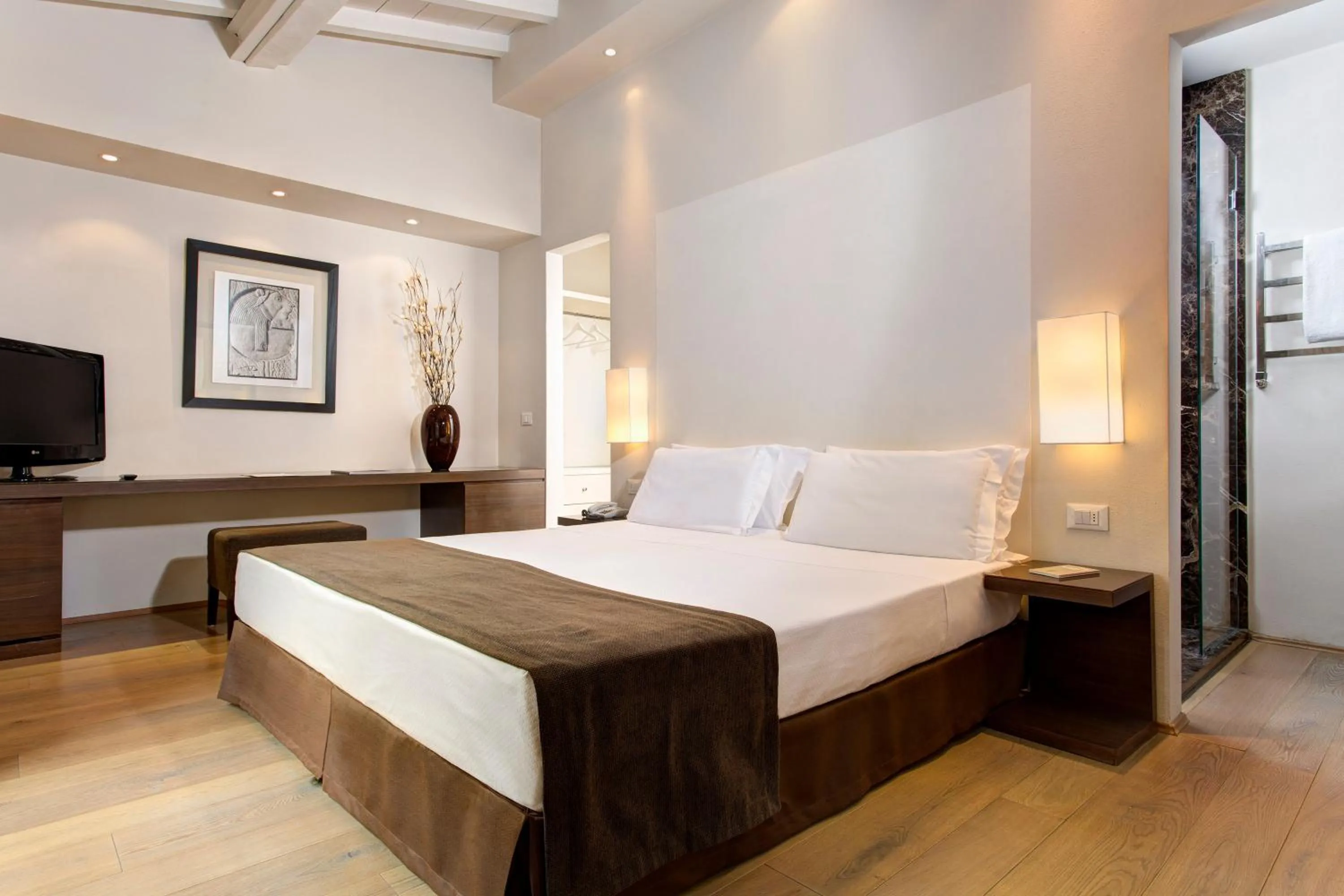 Bedroom, Bed in Hotel Orto de' Medici