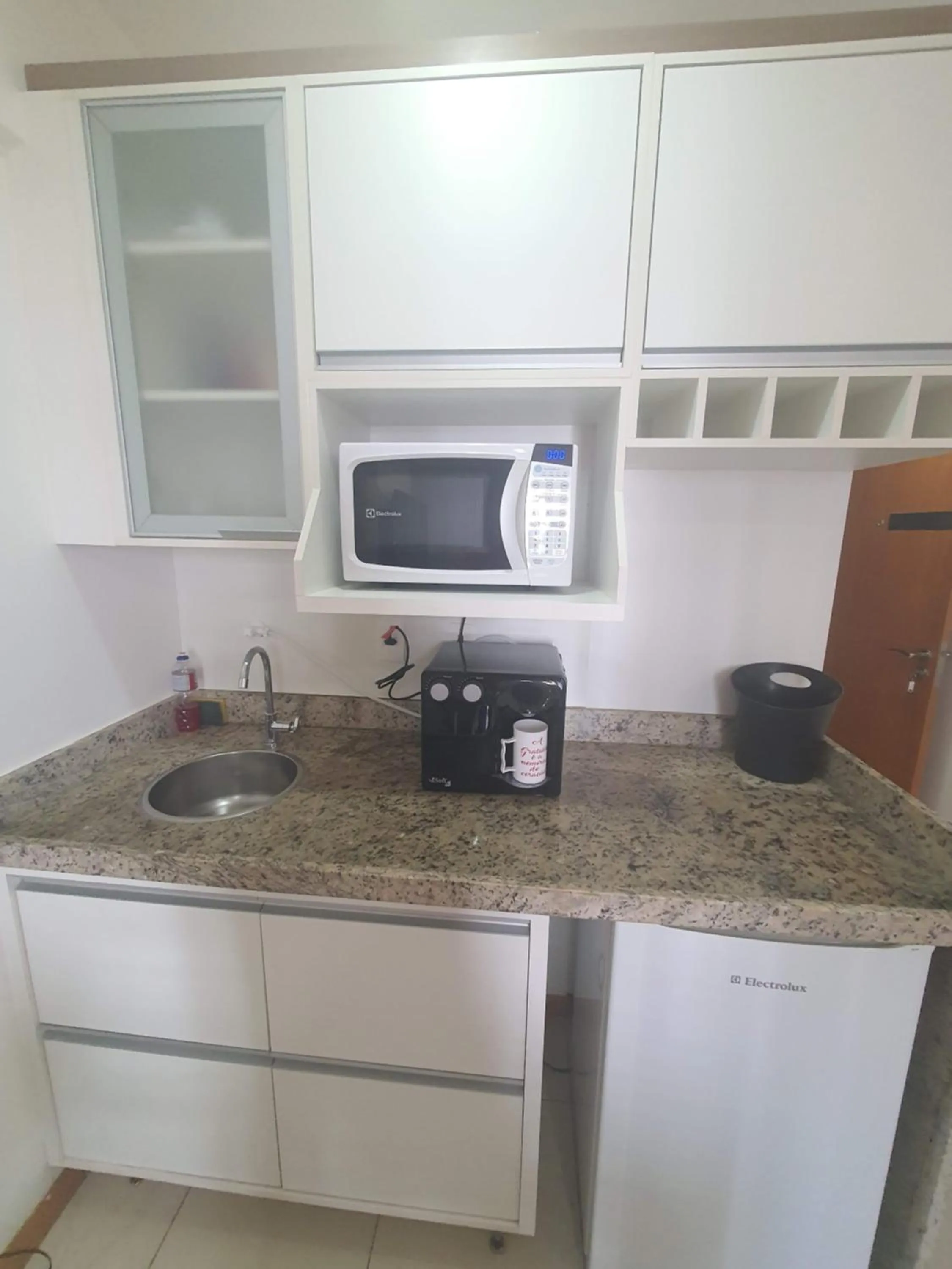 Kitchen or kitchenette in Flat Saint Moritz Express By Rei dos Flats