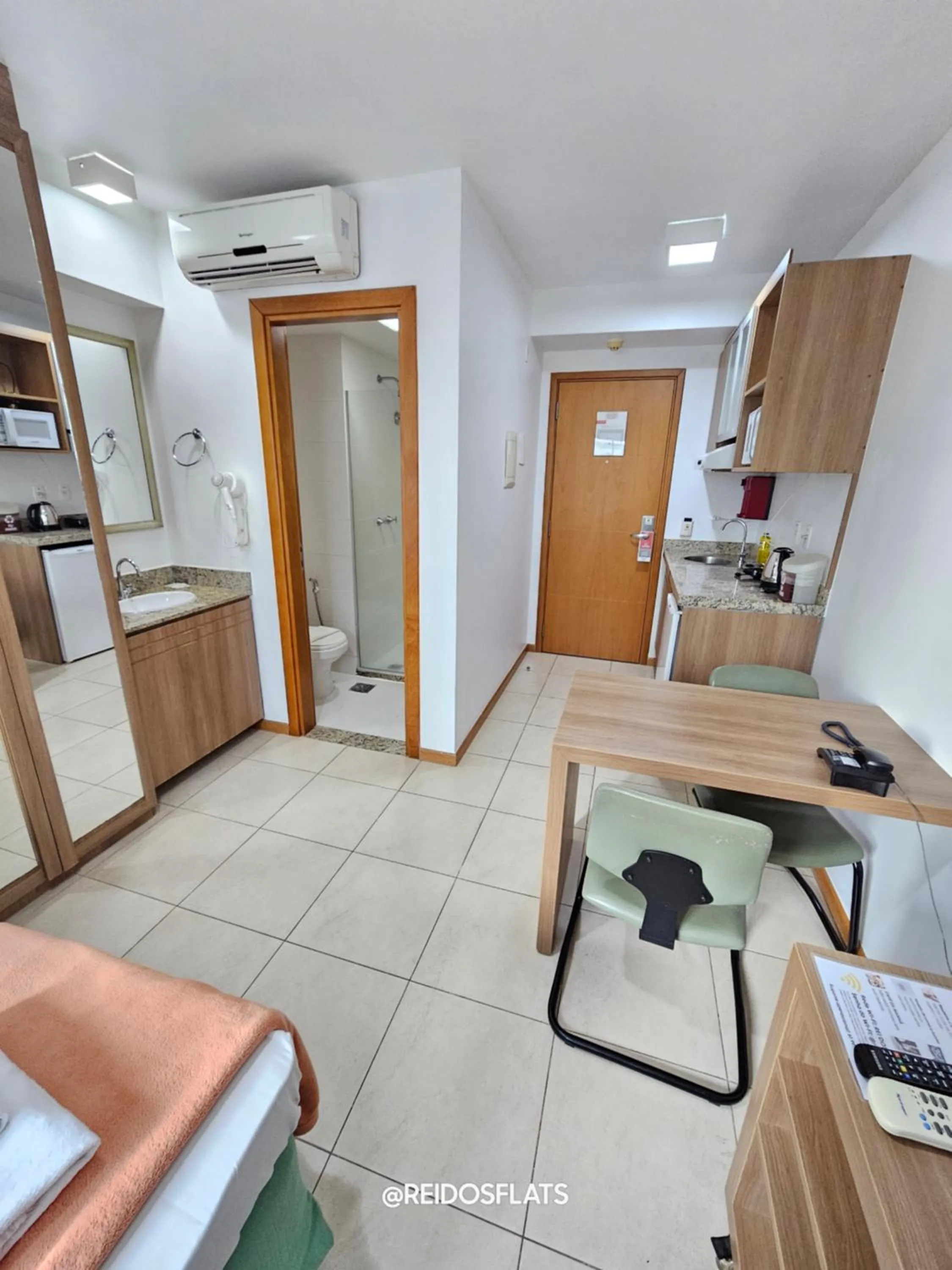 Kitchen or kitchenette in Flat Saint Moritz Express By Rei dos Flats