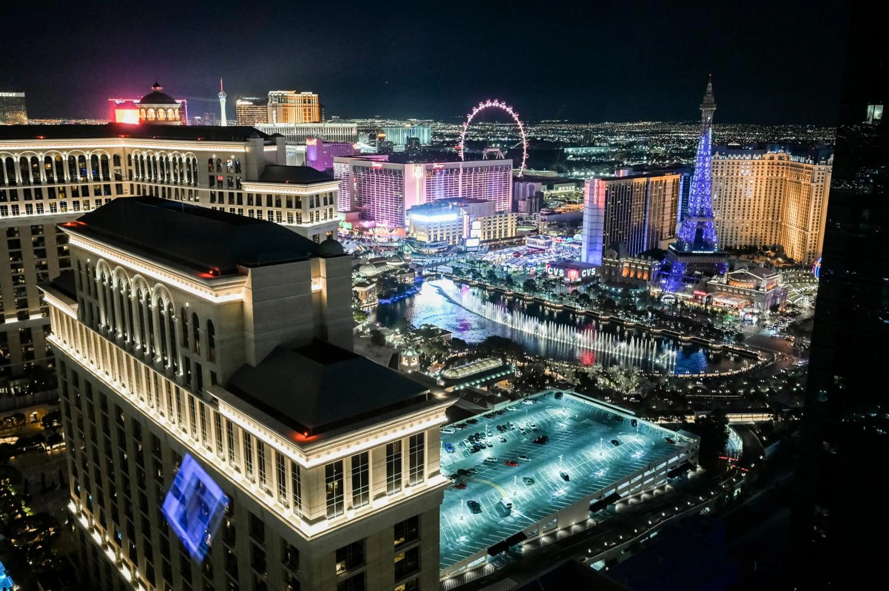 Property building in StripViewSuites at Vdara