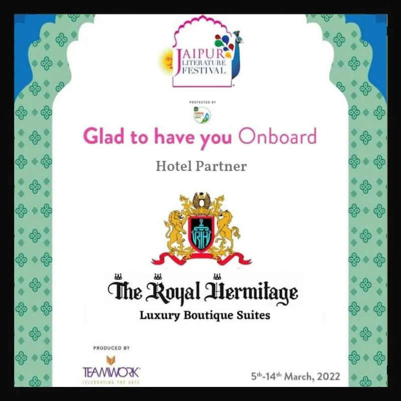 Logo/Certificate/Sign in The Royal Hermitage - Best Luxury Boutique Hotel Jaipur