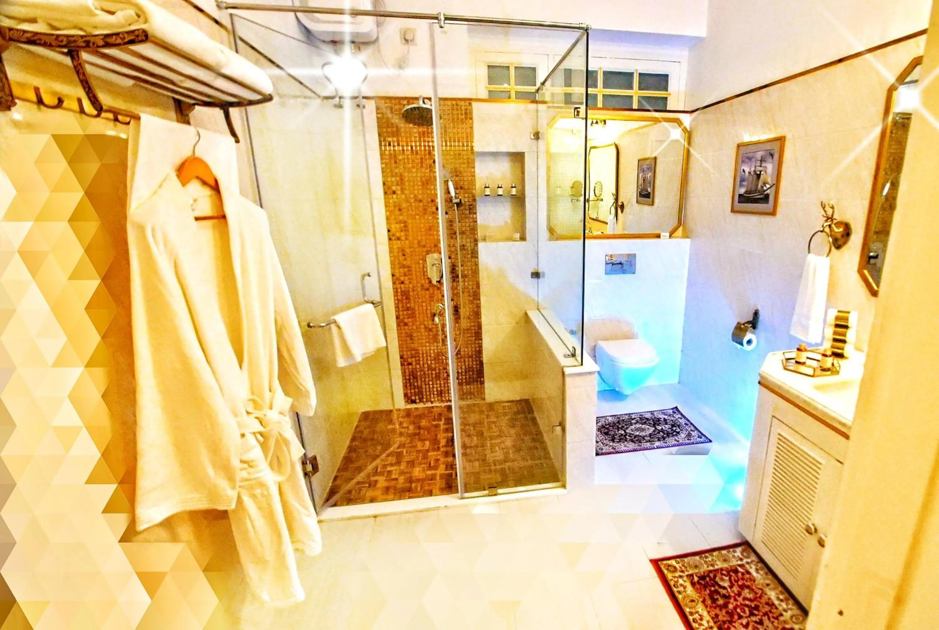 Shower in The Royal Hermitage - Best Luxury Boutique Hotel Jaipur