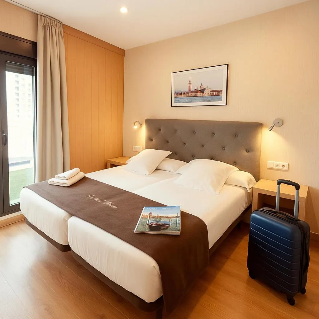 Photo of the whole room, Bed in Hotel Plaza