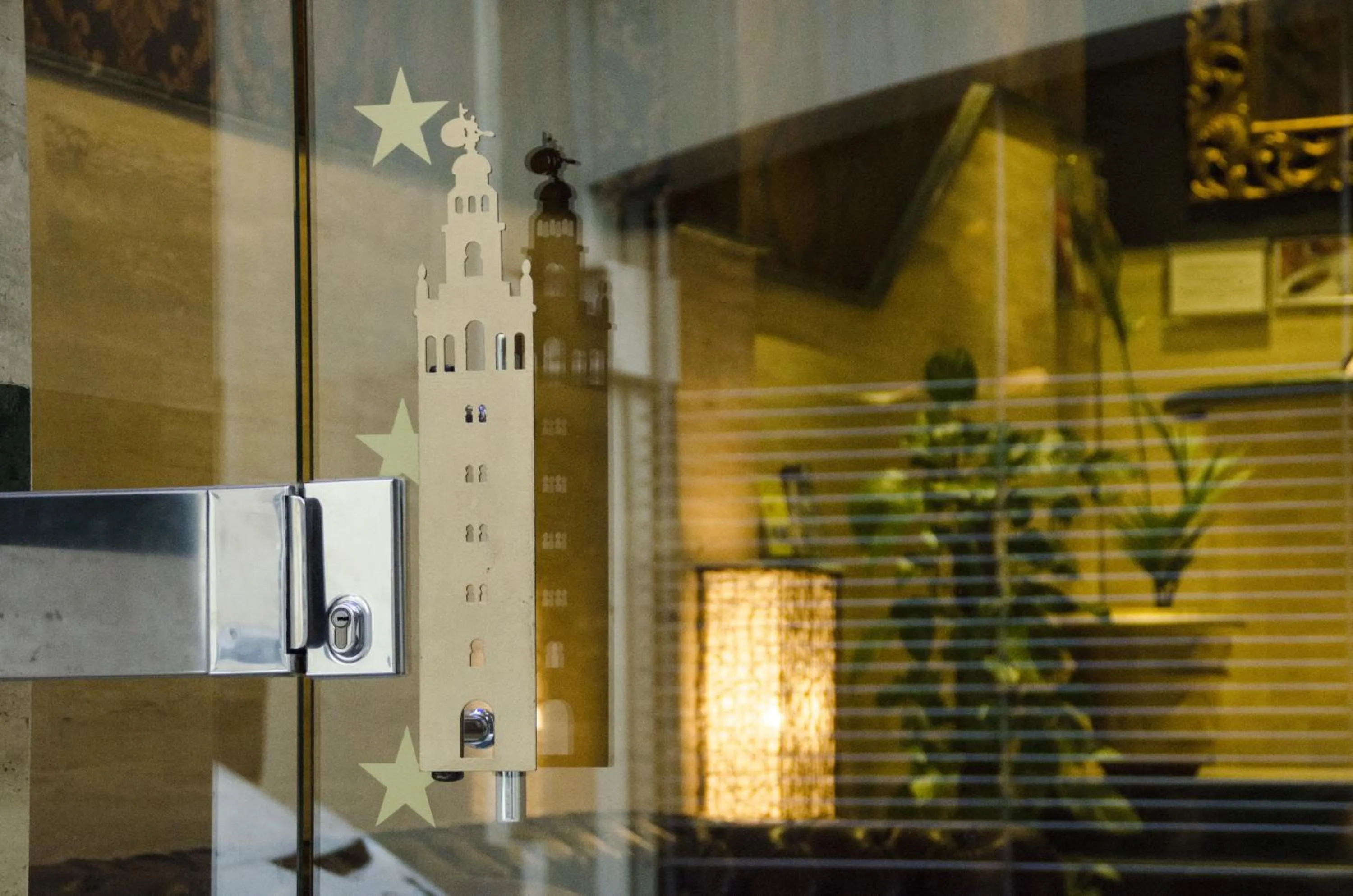 Decorative detail in Hotel Plaza