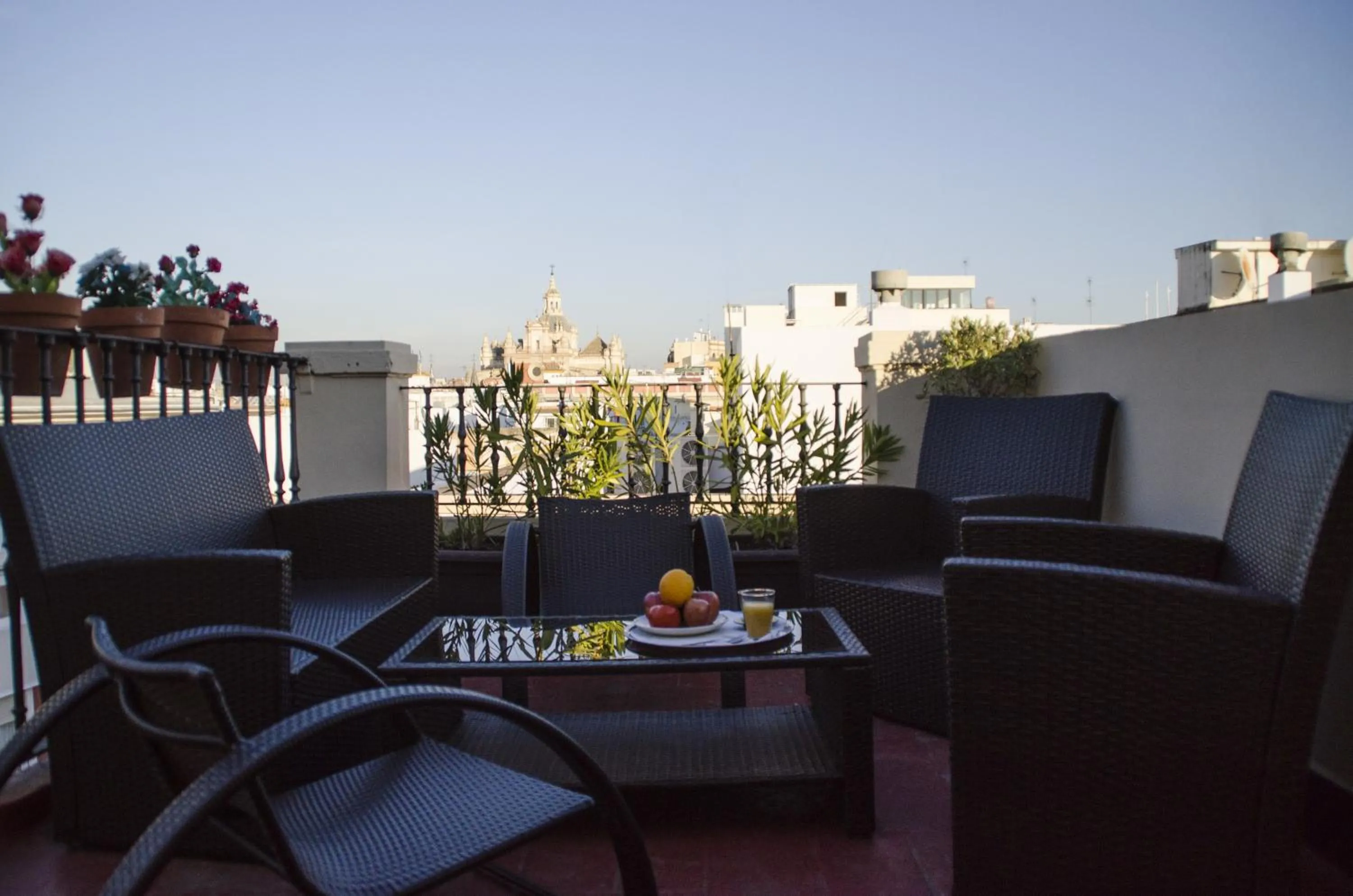 Balcony/Terrace in Hotel Plaza