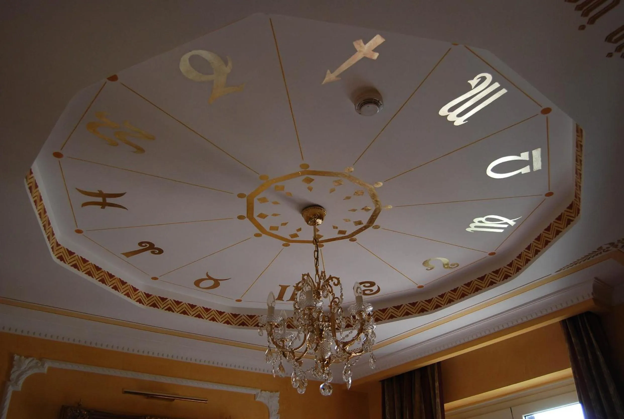 Decorative detail in Hotel Principessa Isabella