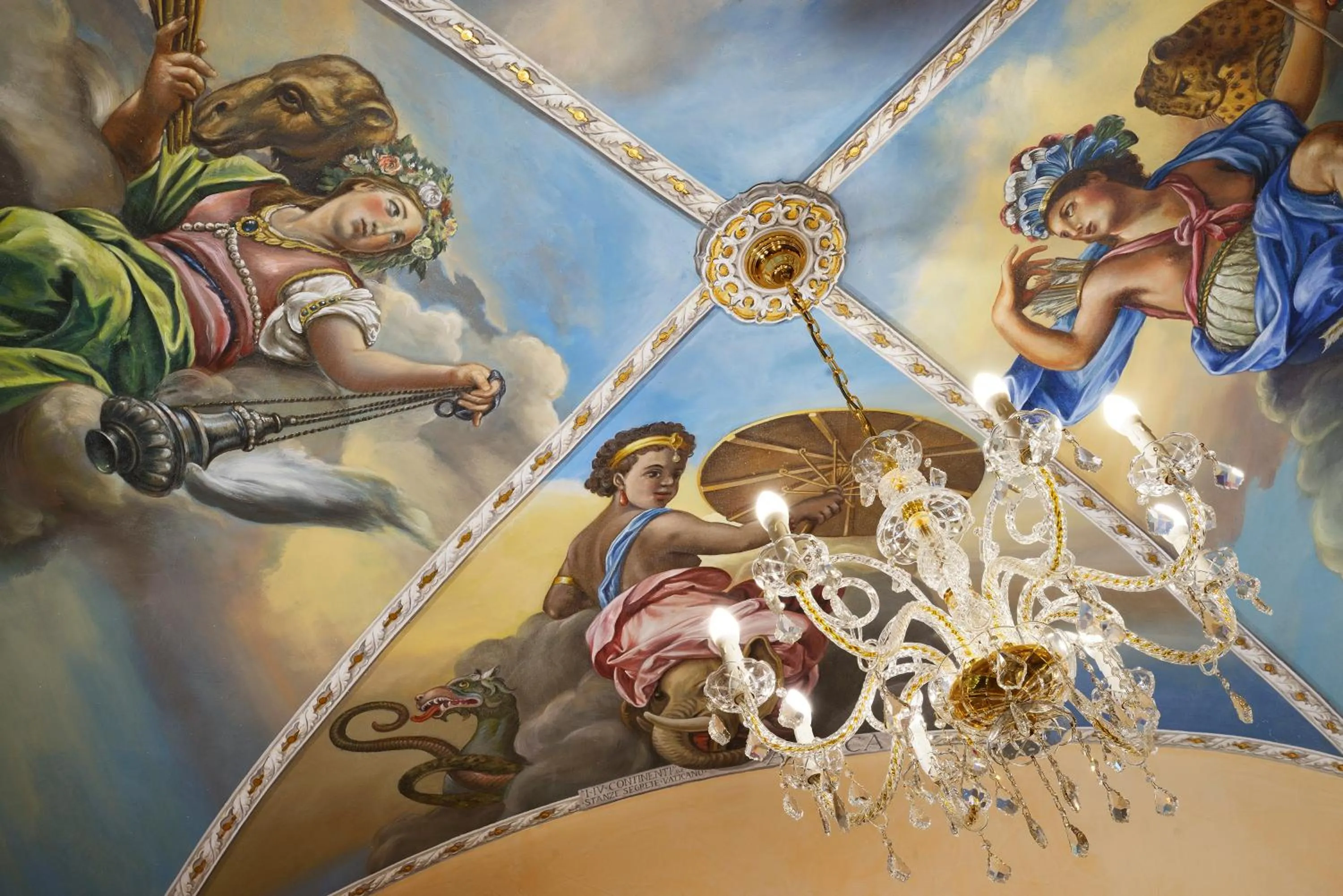 Decorative detail in Hotel Principessa Isabella