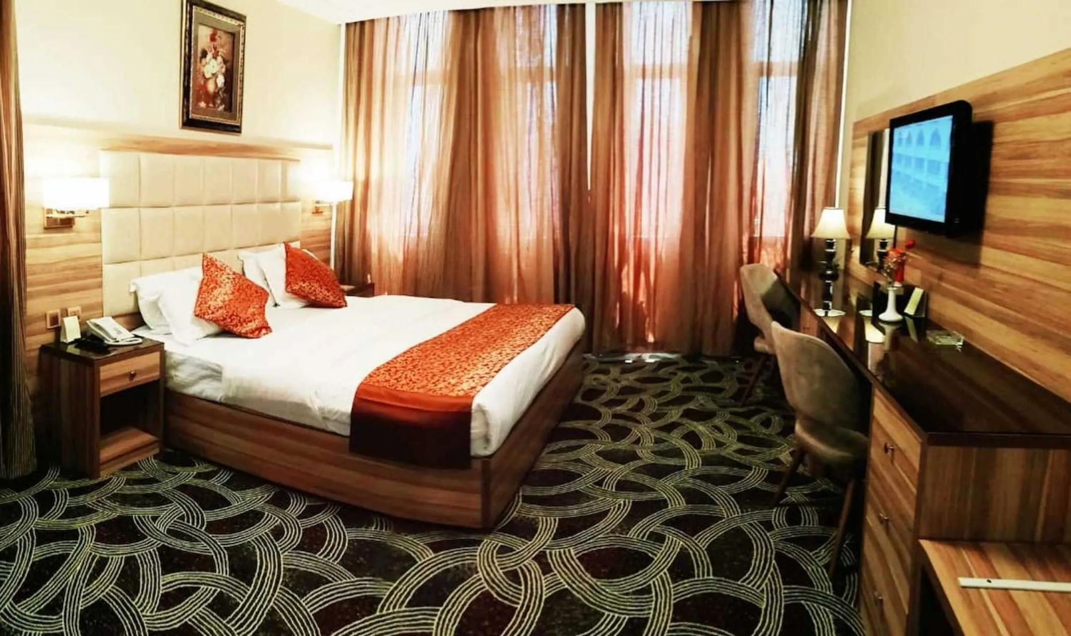 Bed in Roshan Al Azhar Hotel