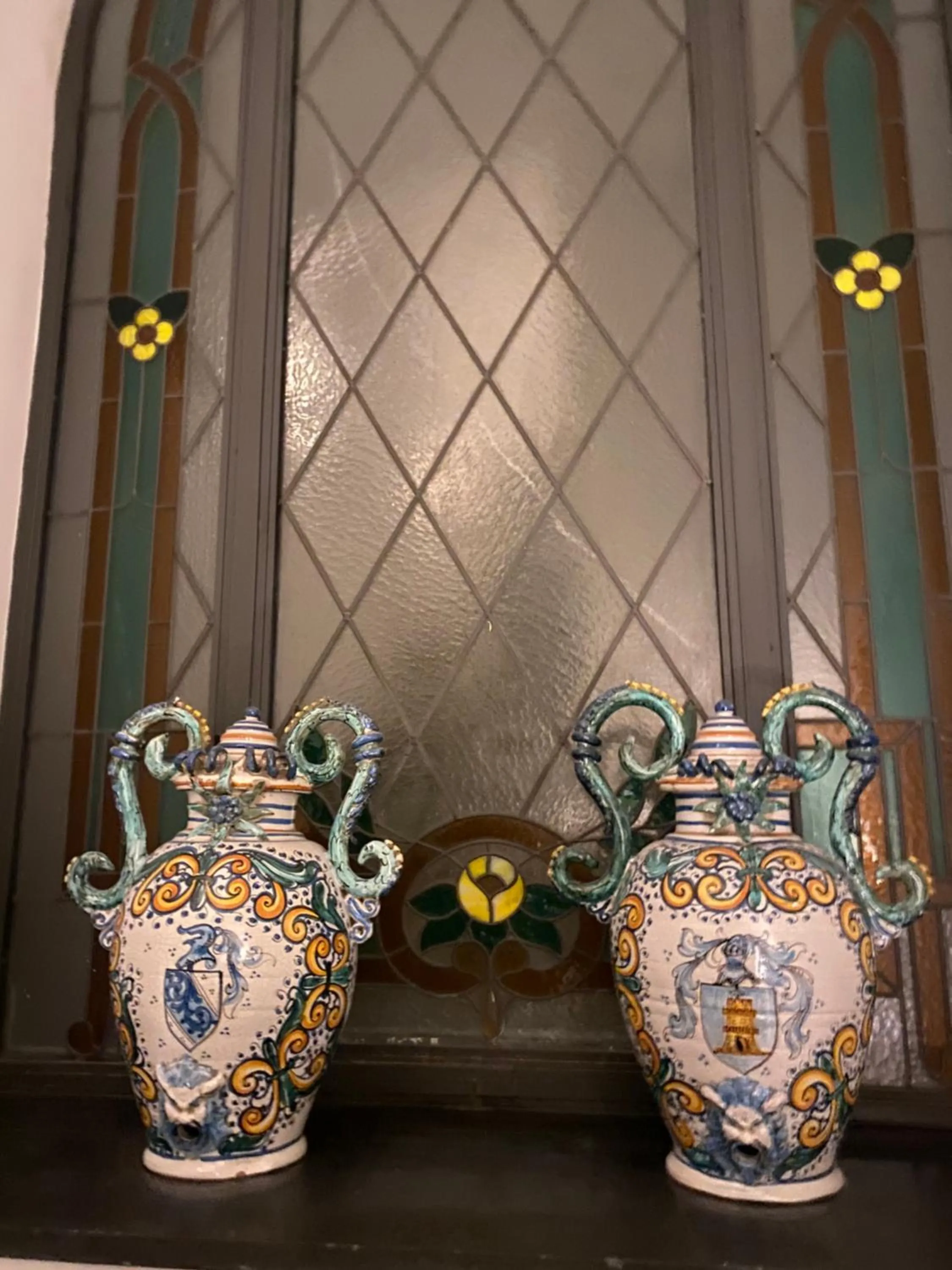 Decorative detail in Hotel del Real Orto Botanico