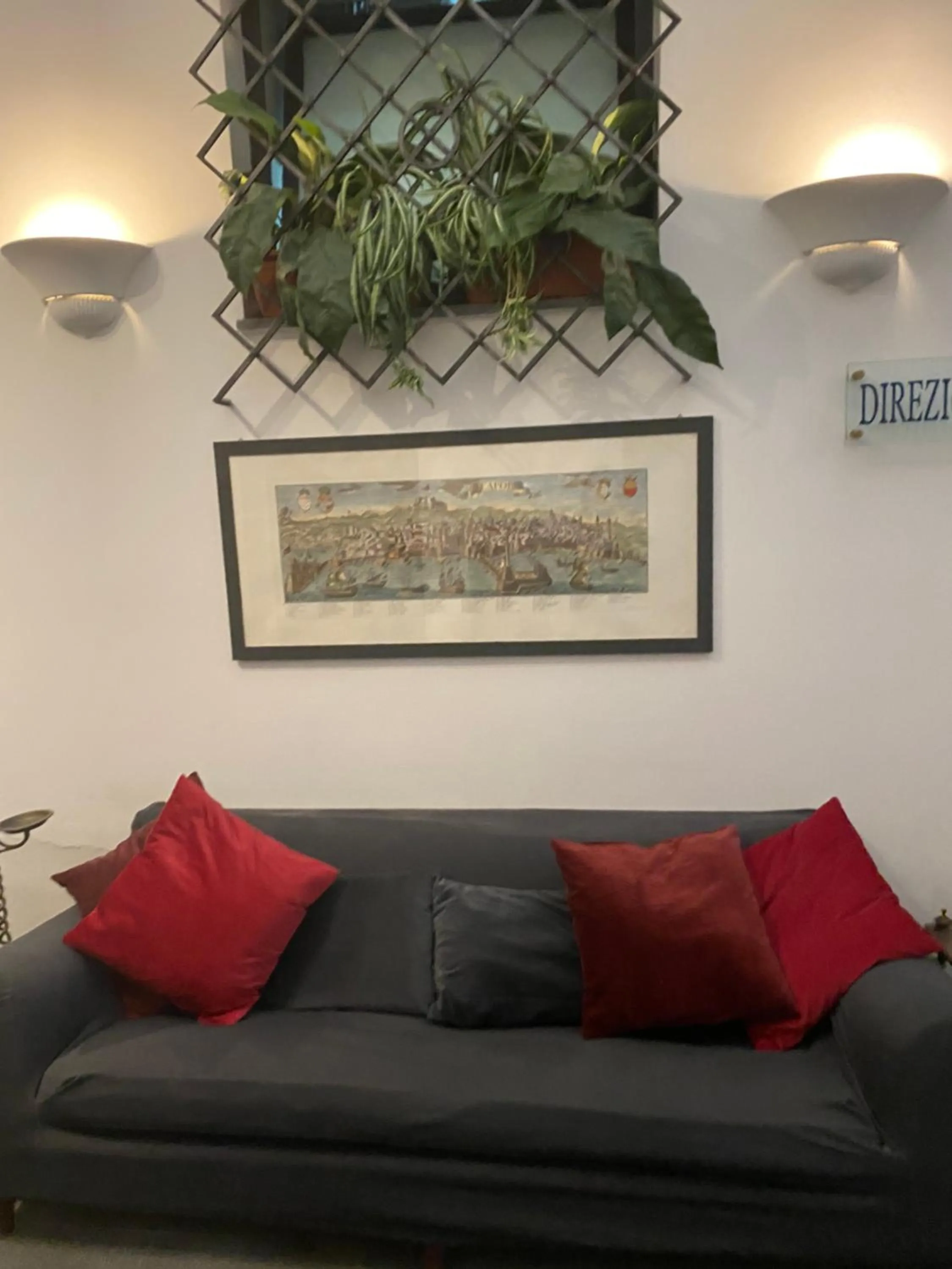 Decorative detail in Hotel del Real Orto Botanico