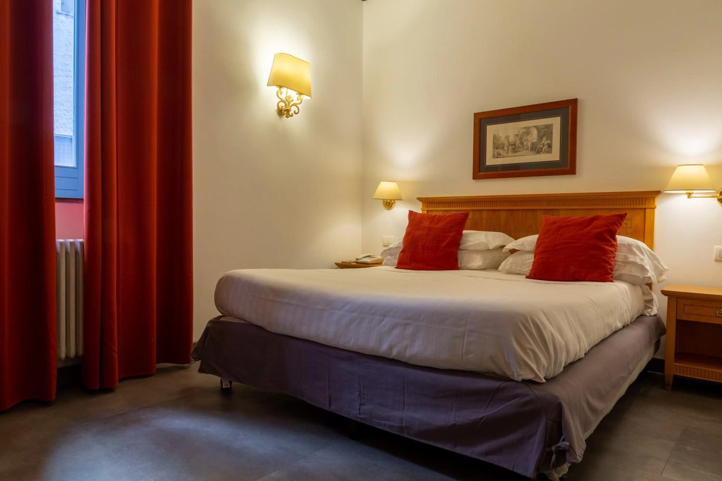 Bedroom, Bed in Hotel del Real Orto Botanico