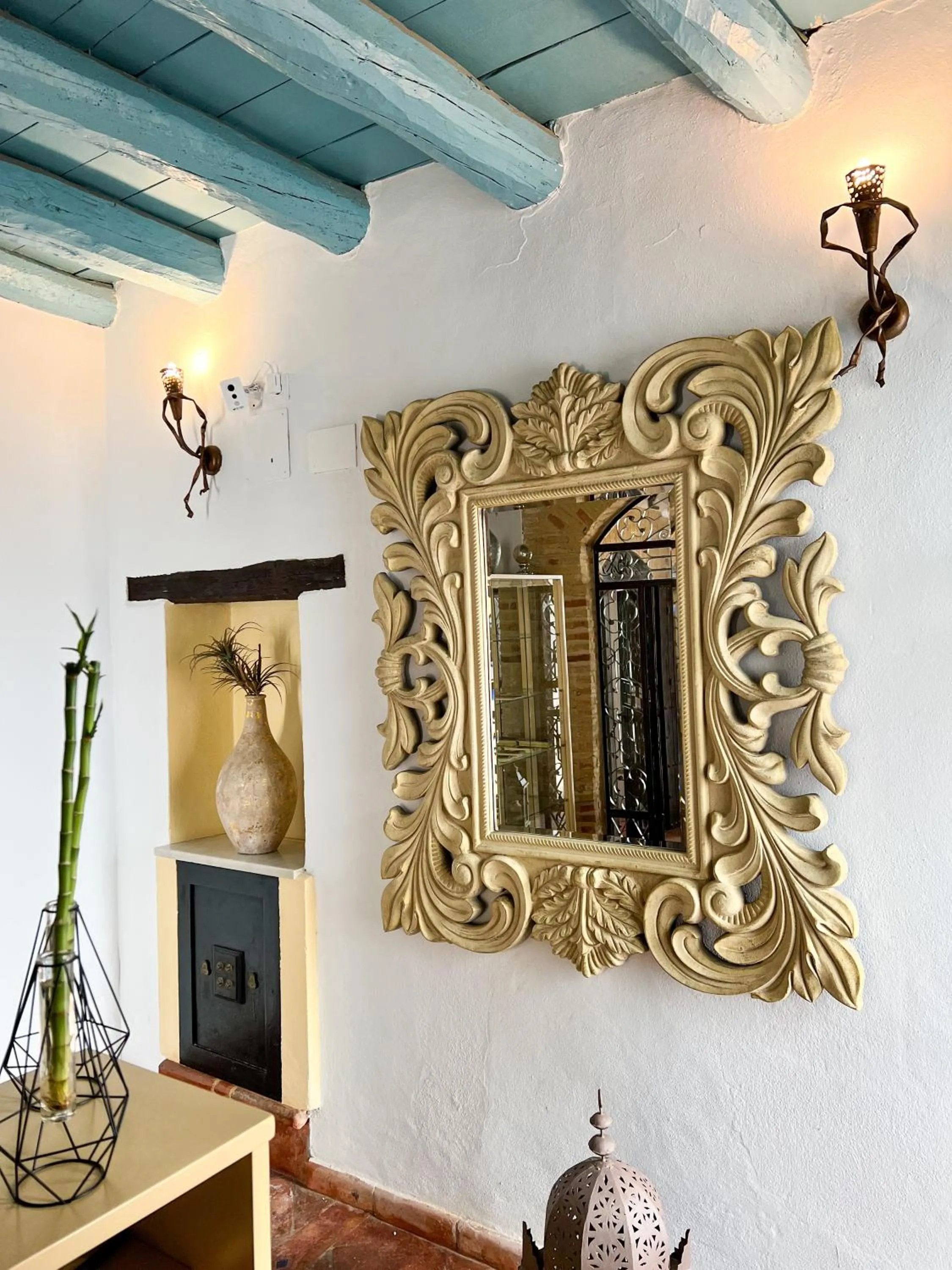 Lobby or reception in Hostal Servilia