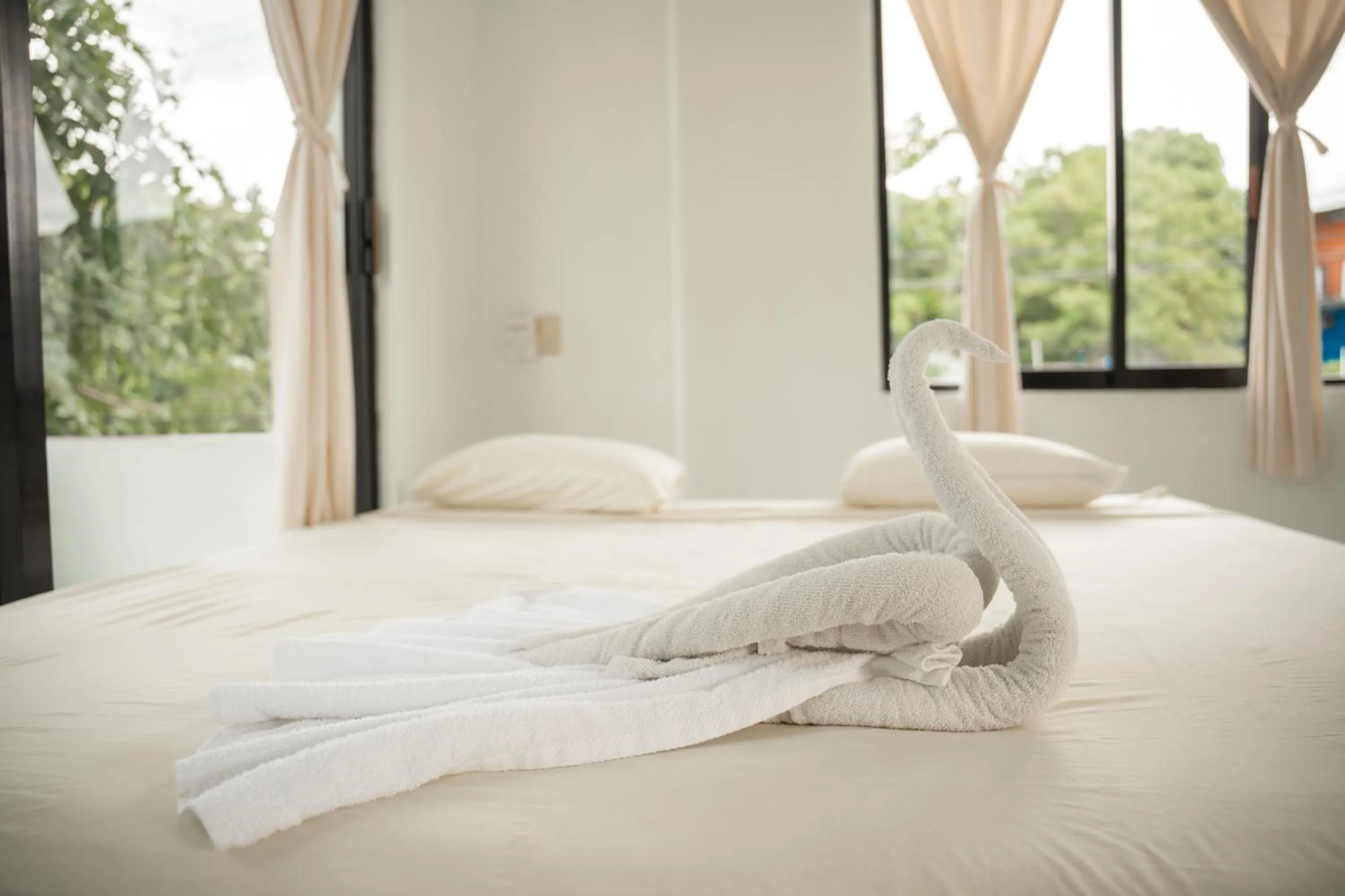 Bed in Hotel Palmarito