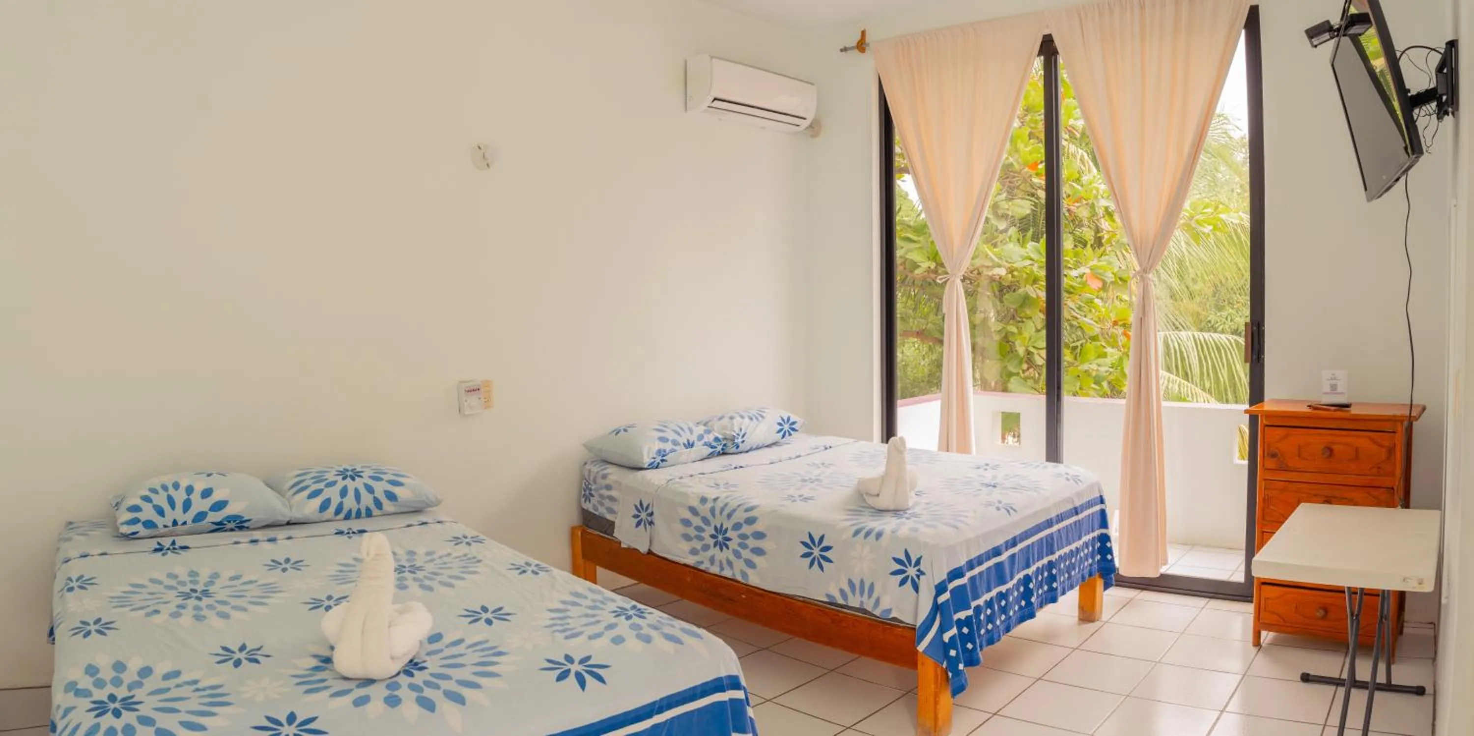 Bed in Hotel Palmarito