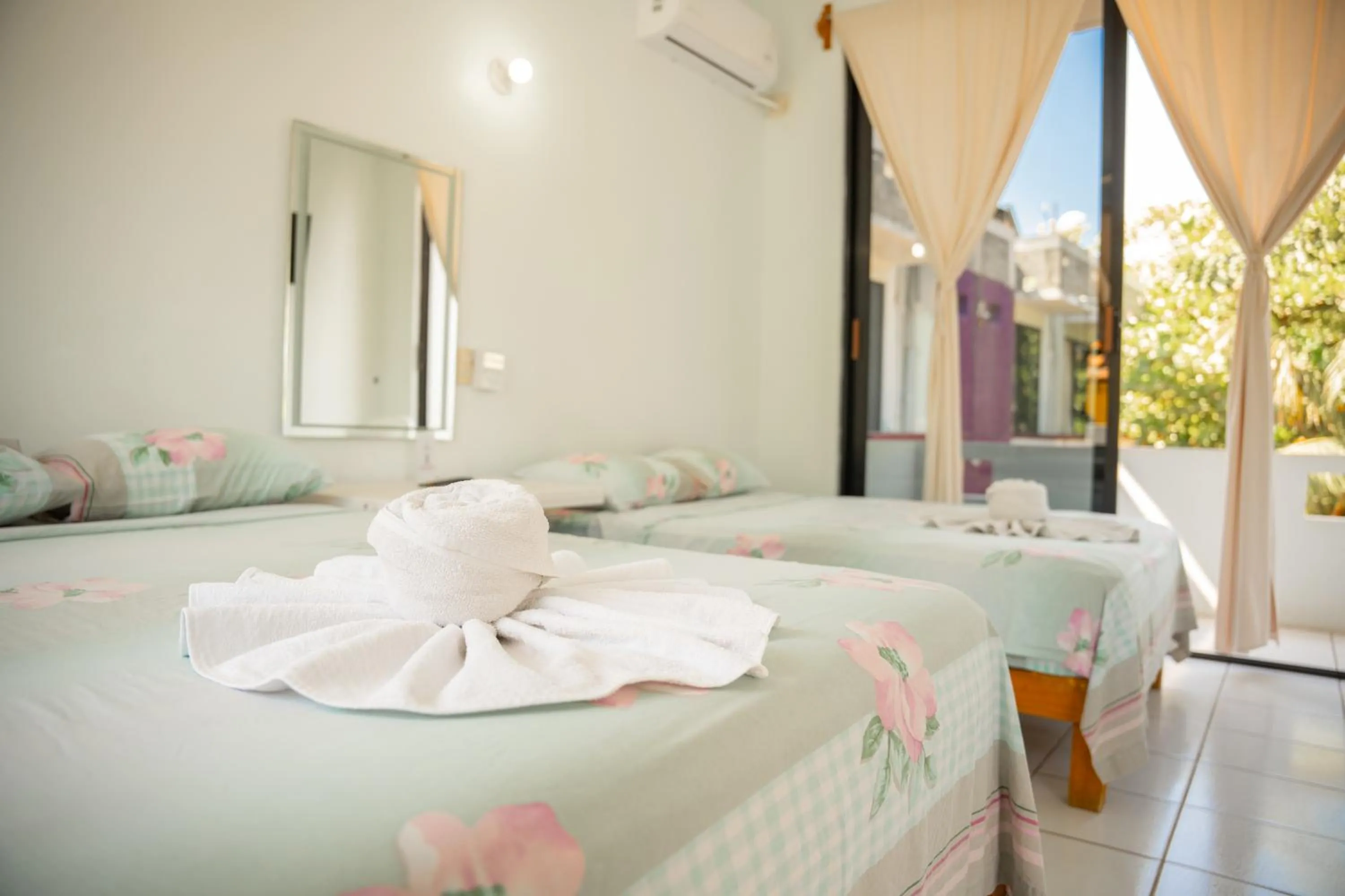 Bed in Hotel Palmarito