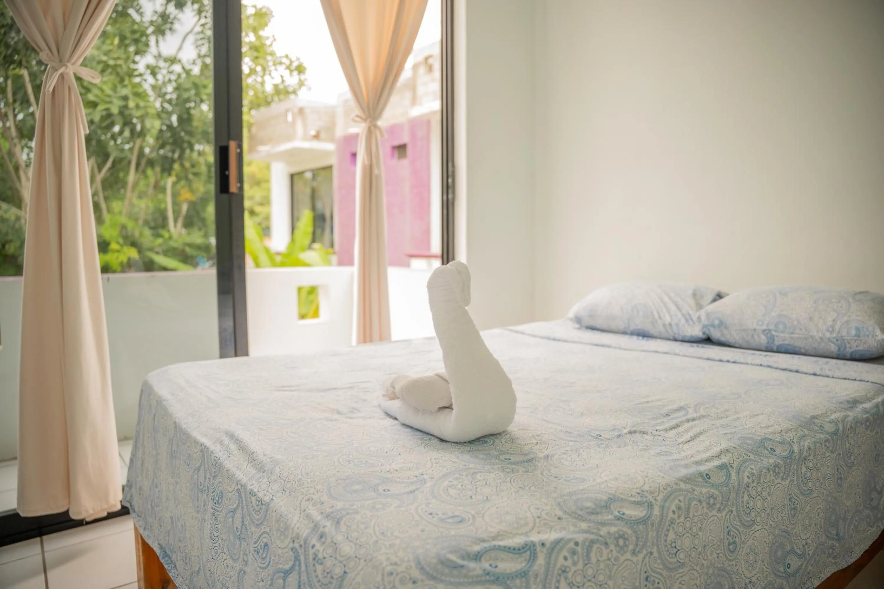 Bed in Hotel Palmarito