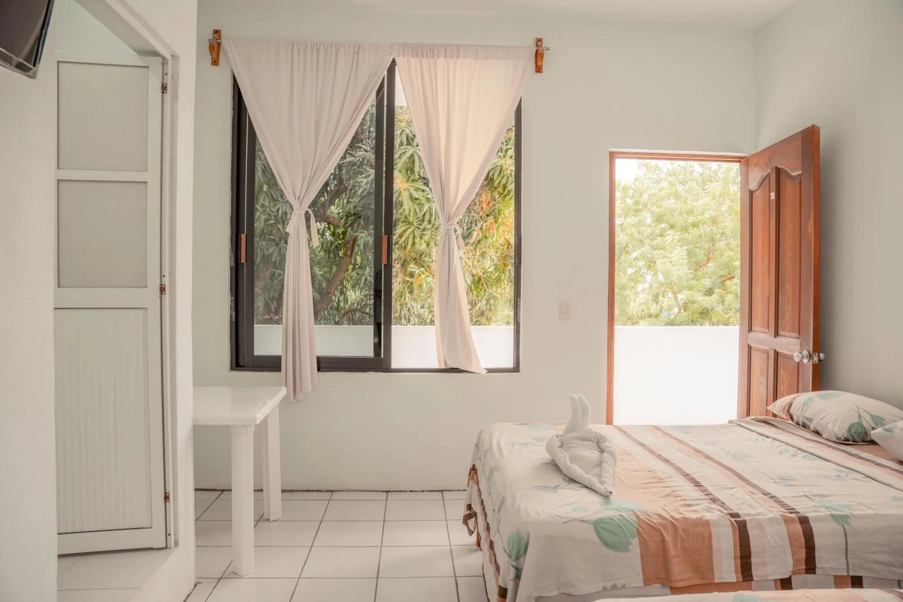 Bed in Hotel Palmarito