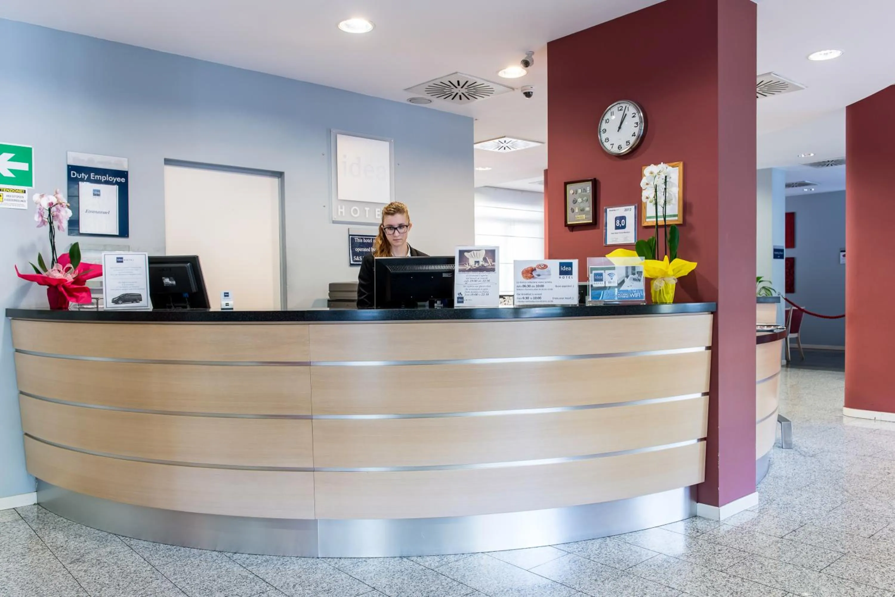 Lobby or reception in Idea Hotel Torino Mirafiori