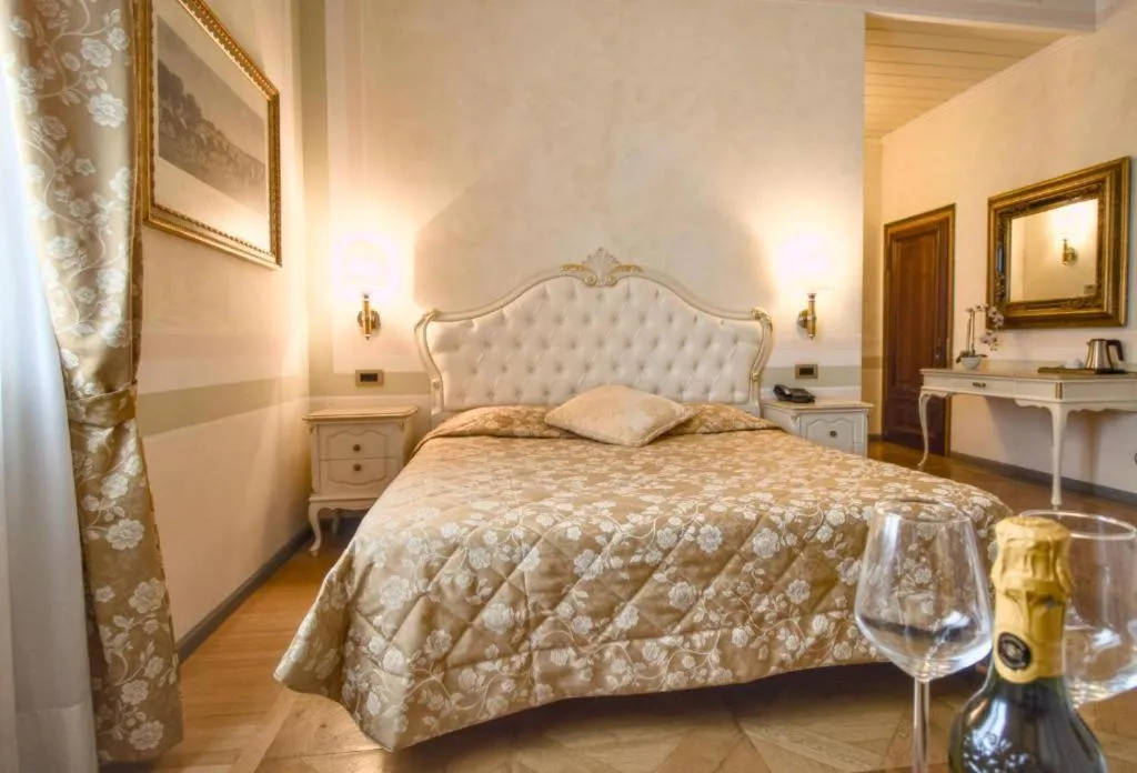 Bed in Hotel Villa Stucky