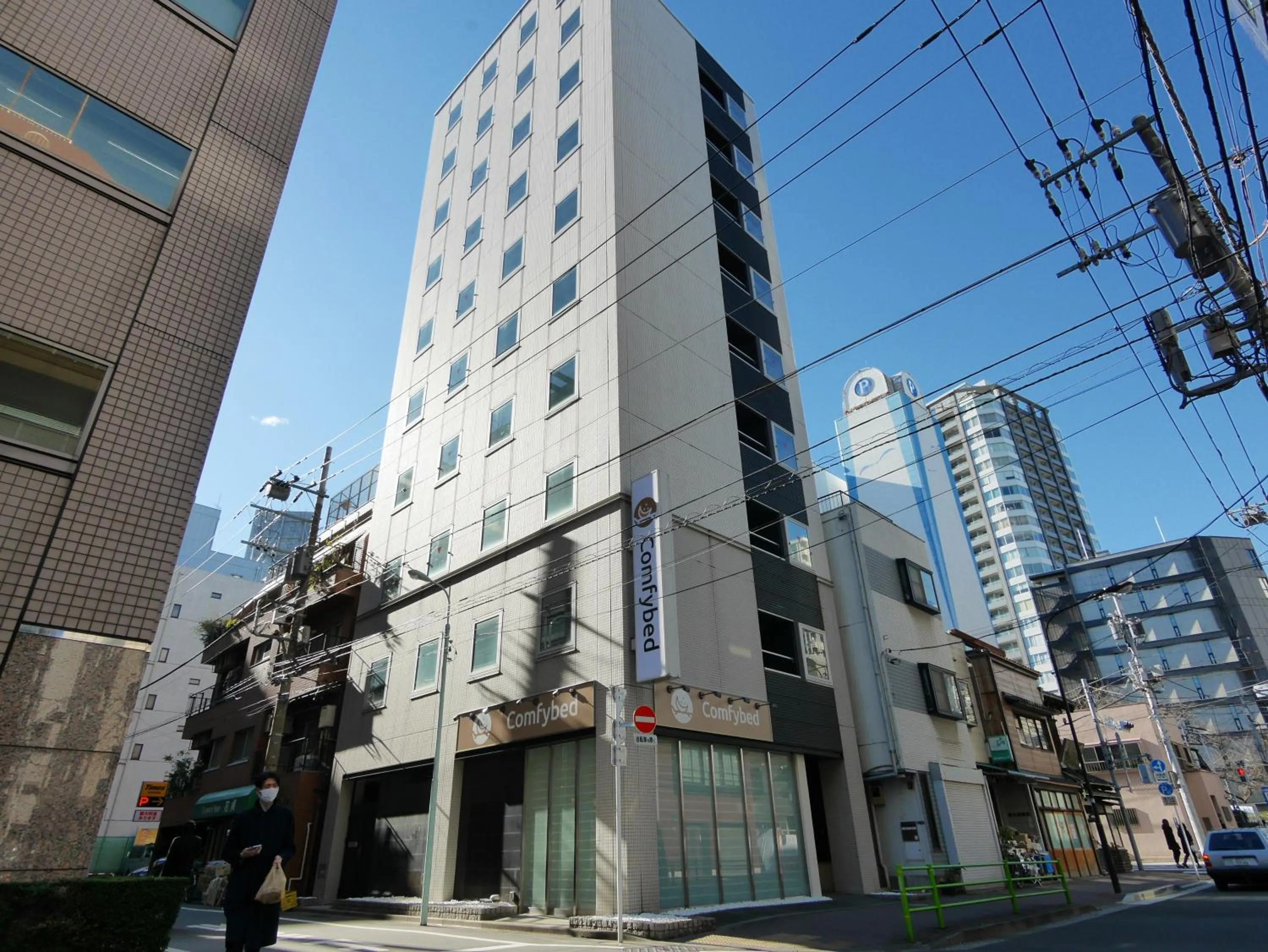 Property building in Hotel Comfybed Ginza