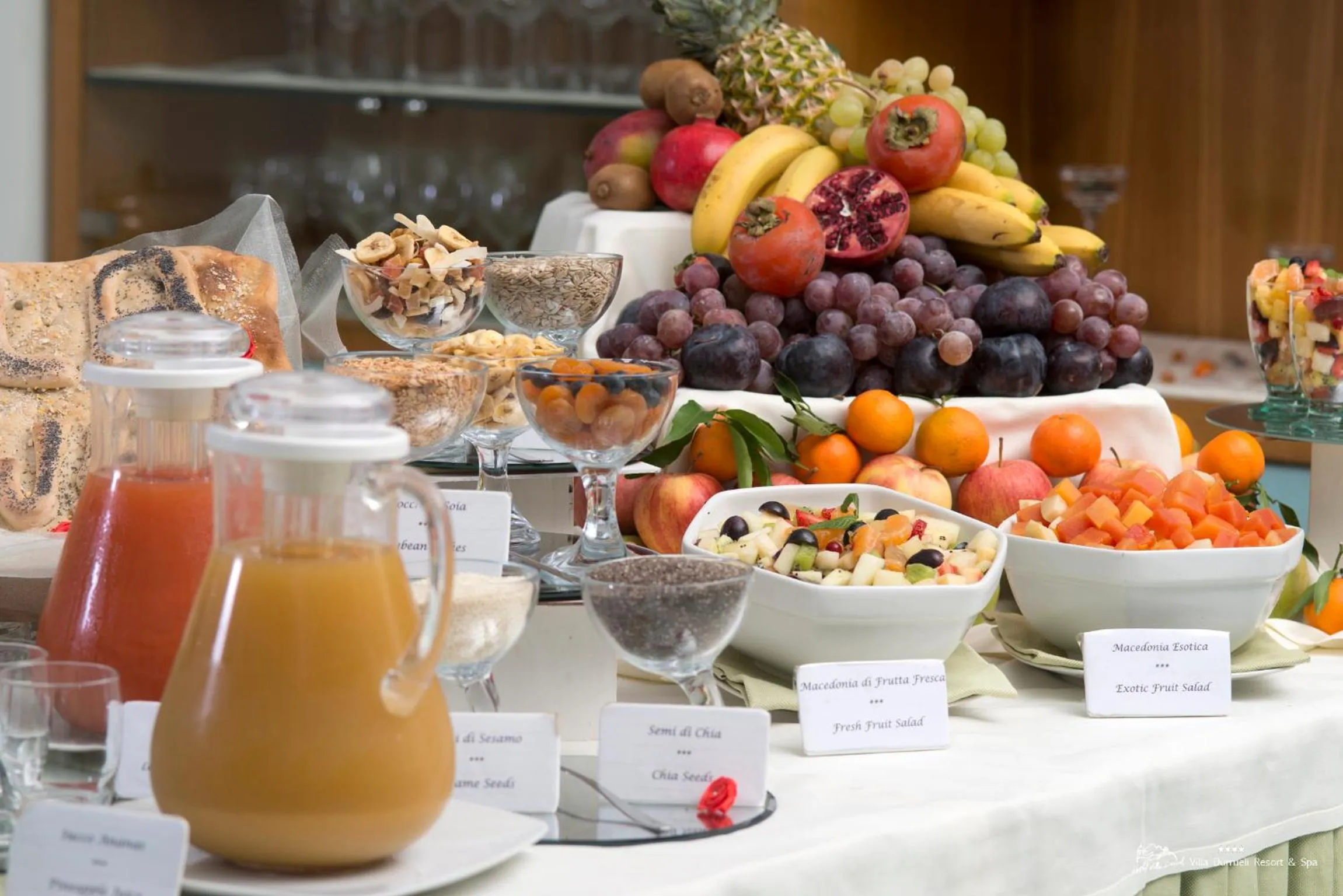 Continental breakfast in Hotel Villa Durrueli Resort & Spa