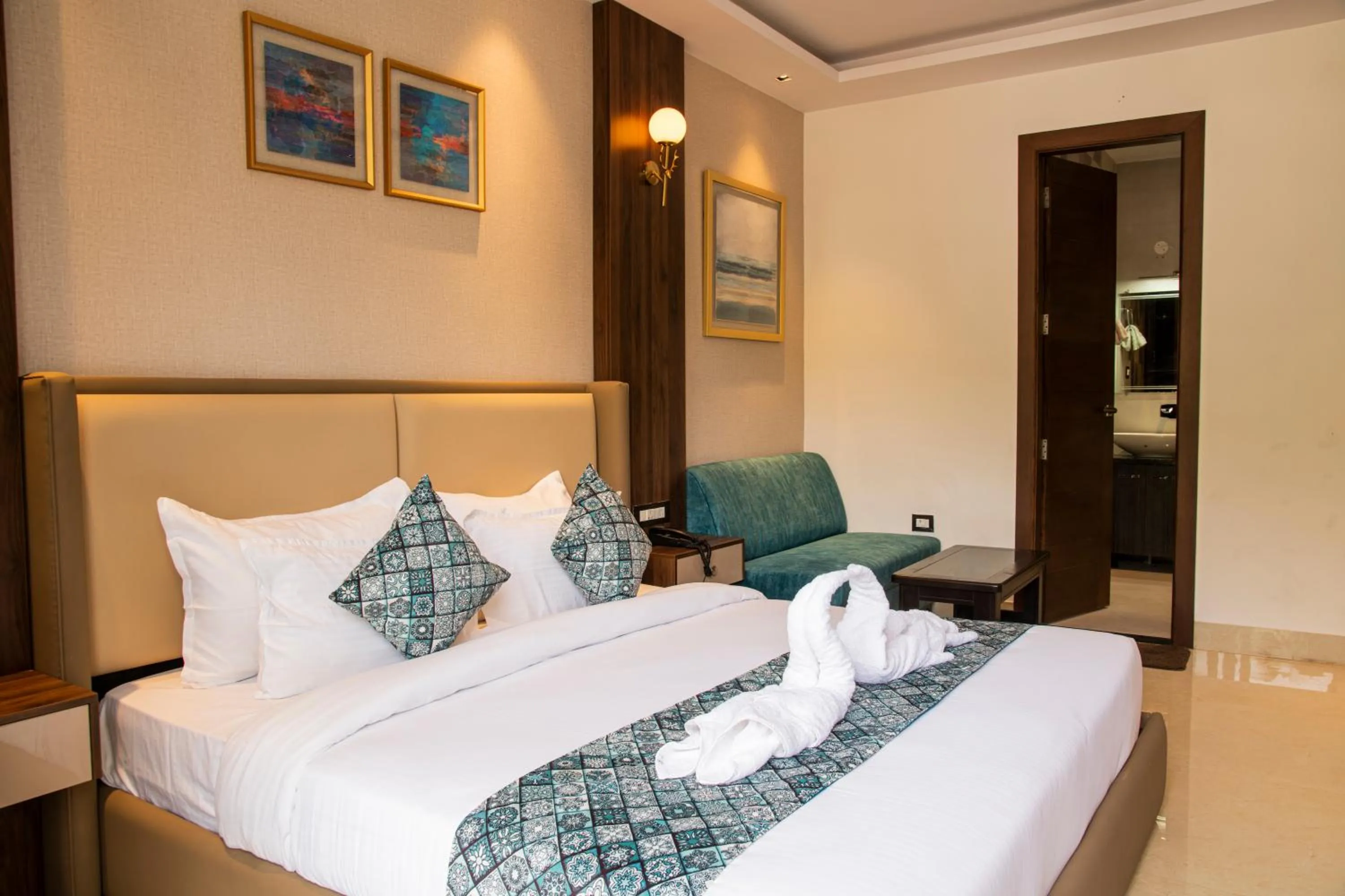 Bed in Hotel Dream Inn