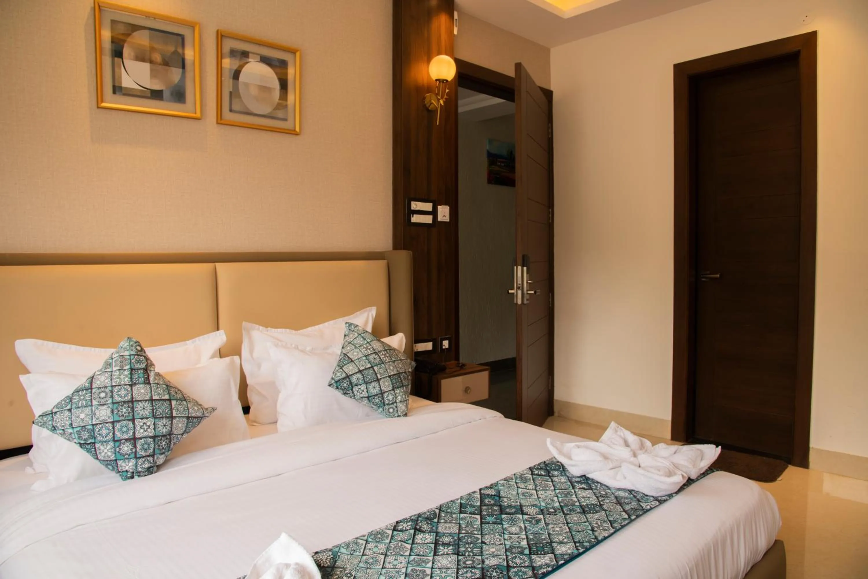 Bed in Hotel Dream Inn