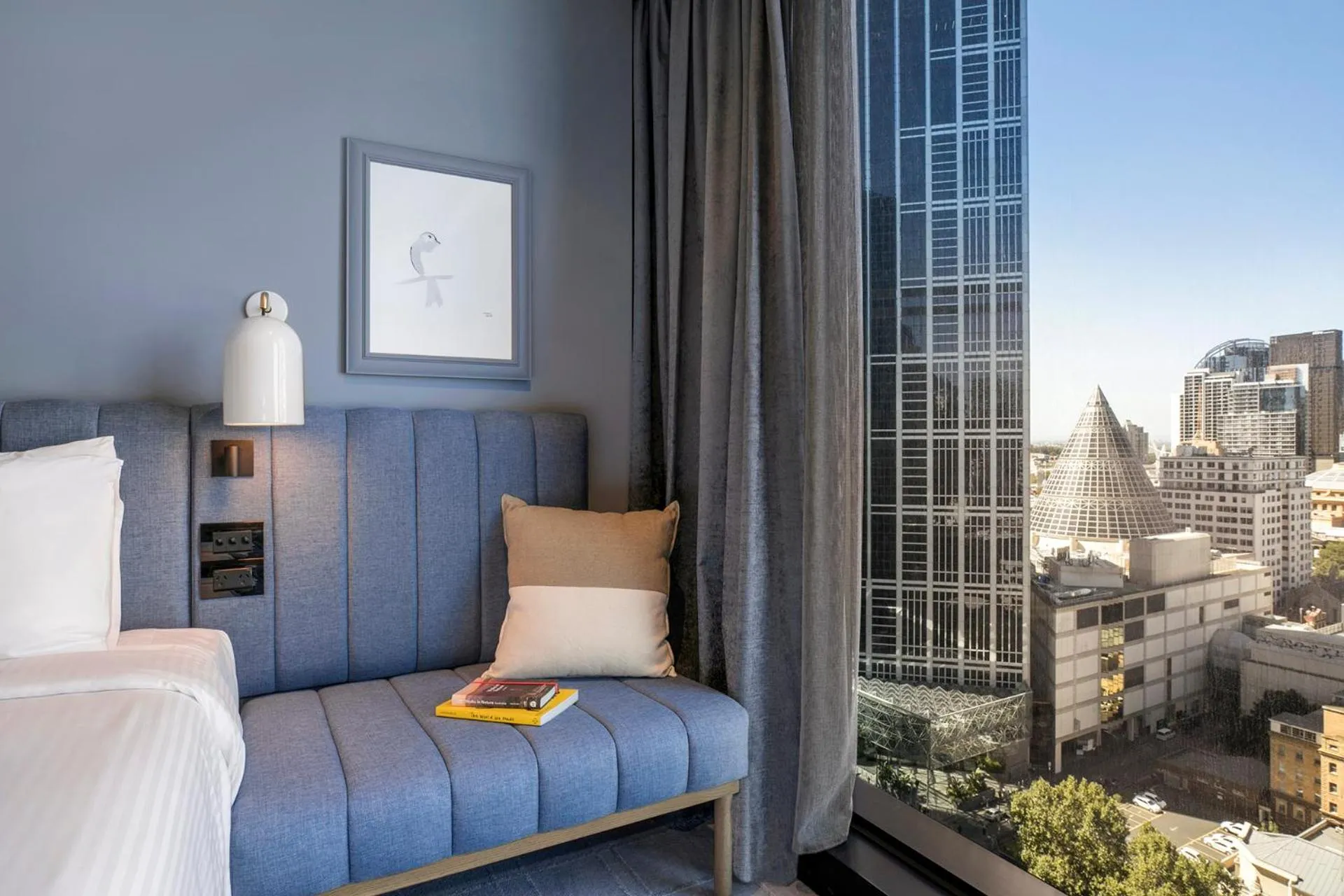 Seating area in voco Melbourne Central