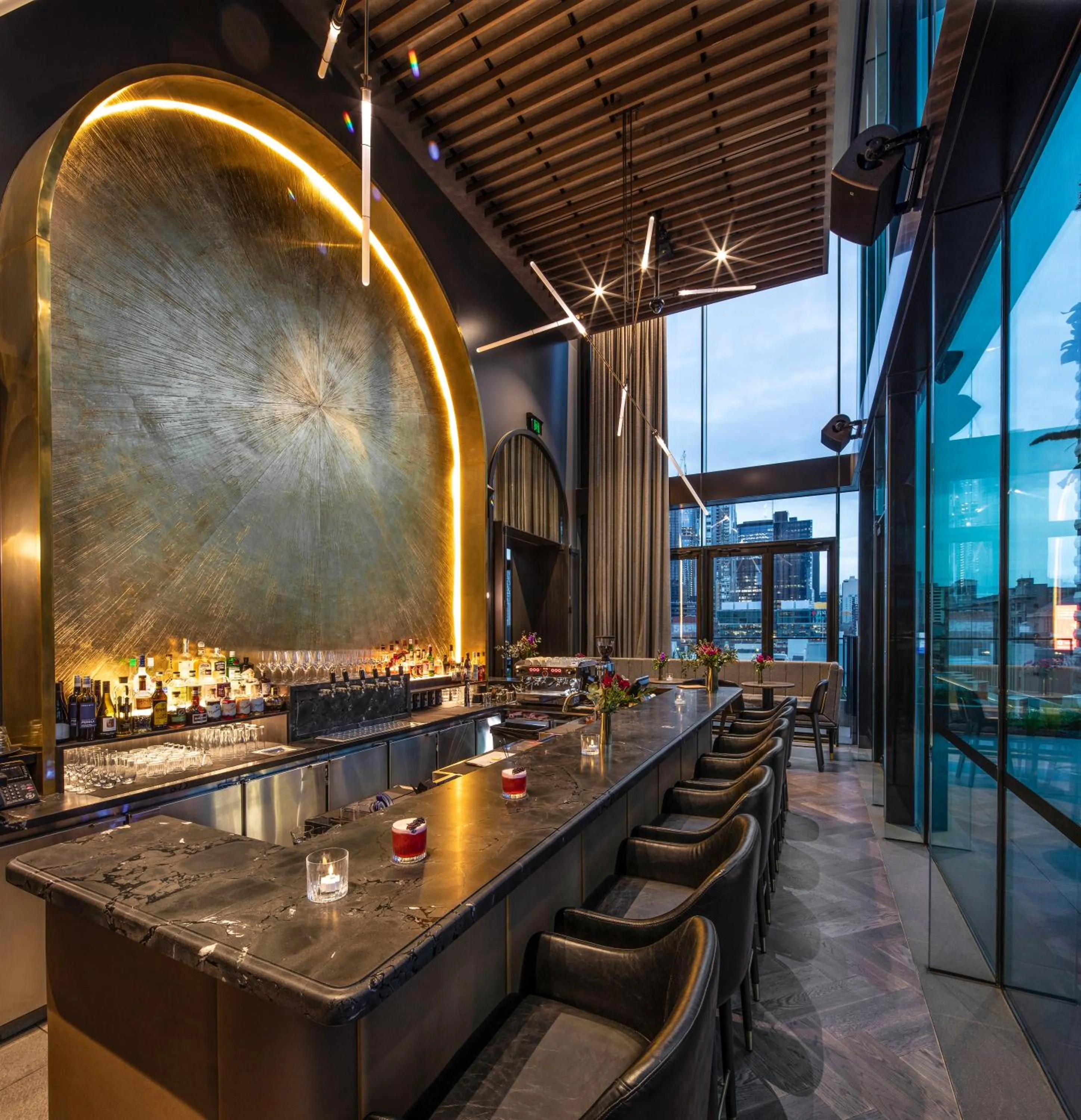 Lounge or bar in voco Melbourne Central