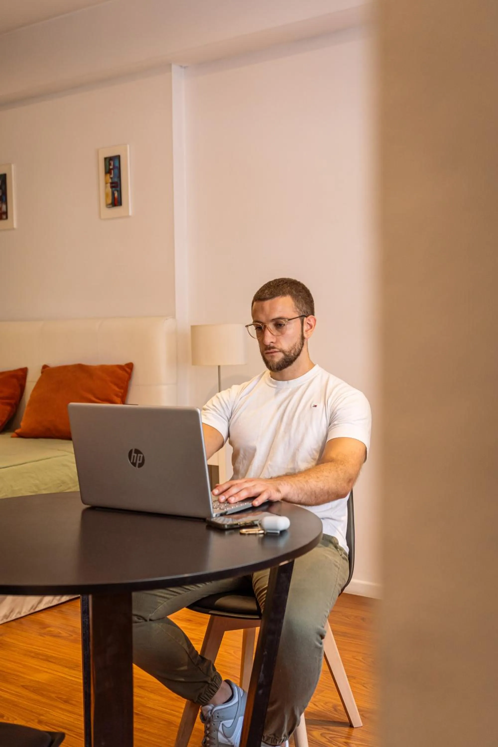 Living room in BENS Downtown Apartments